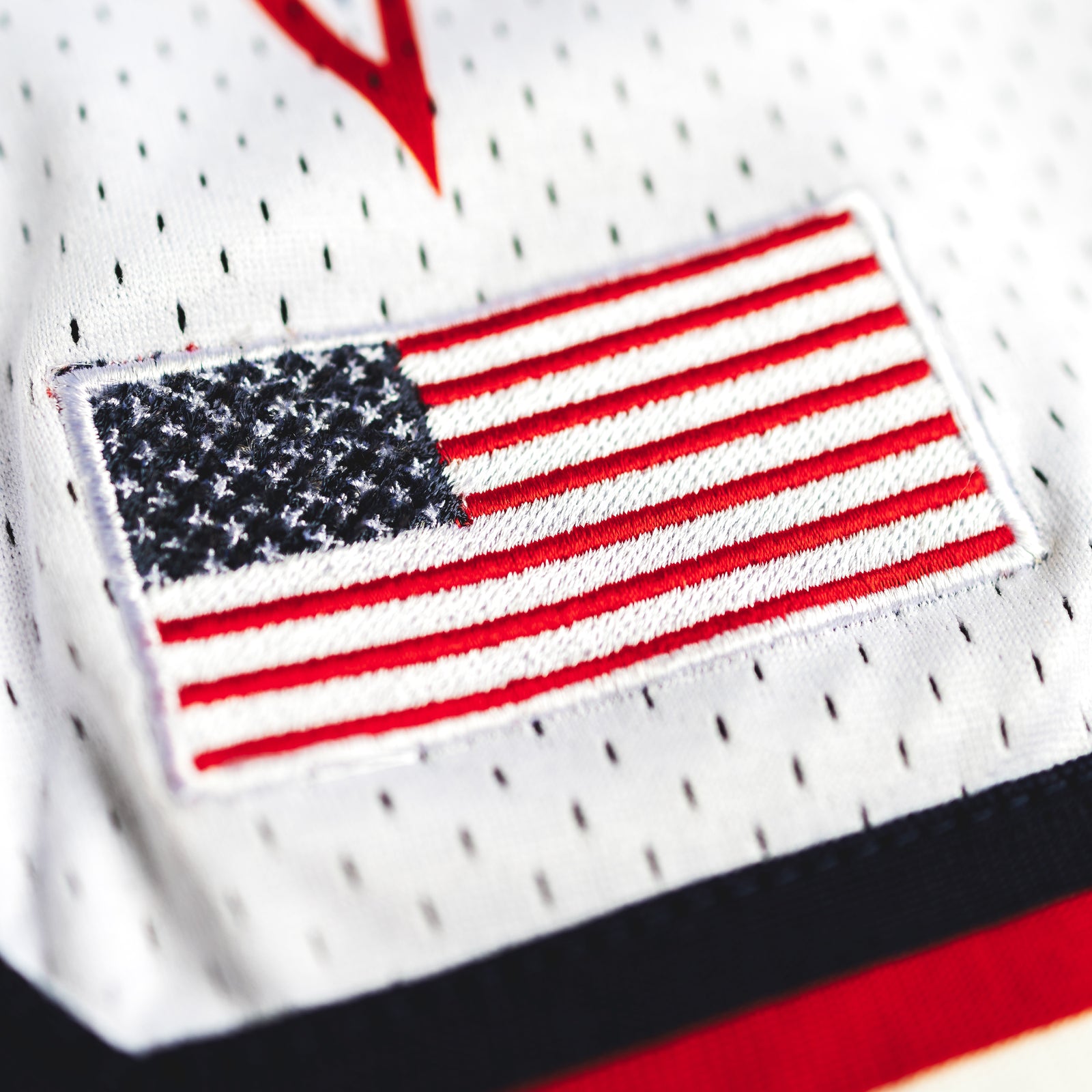 "Bercy Bolts" - White Heavyweight Mesh Shorts
