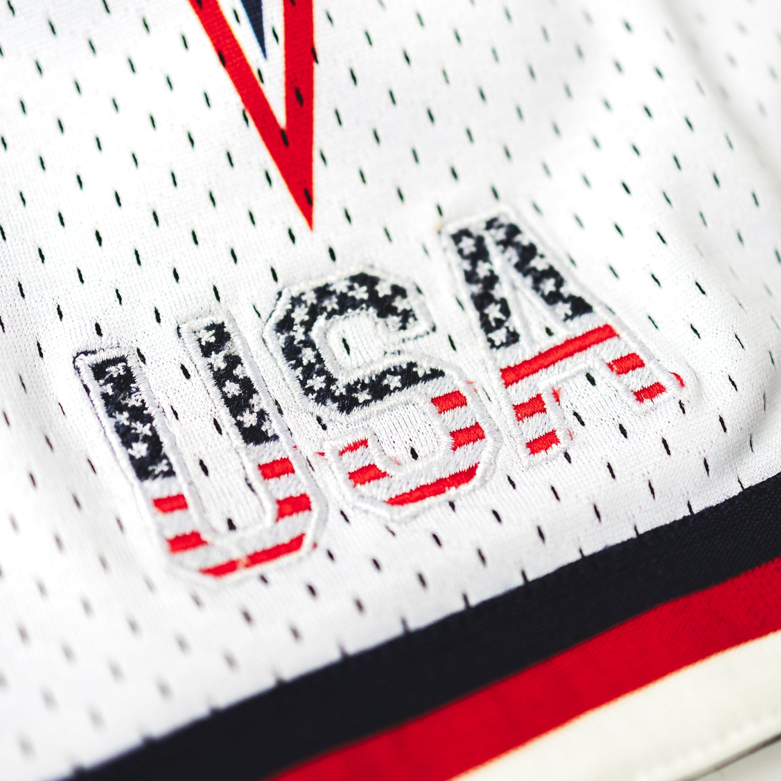 "Bercy Bolts" - White Heavyweight Mesh Shorts
