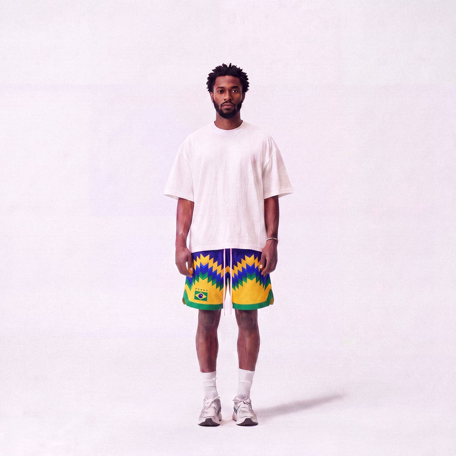 "Brasil Diamond" Heavyweight Mesh Shorts