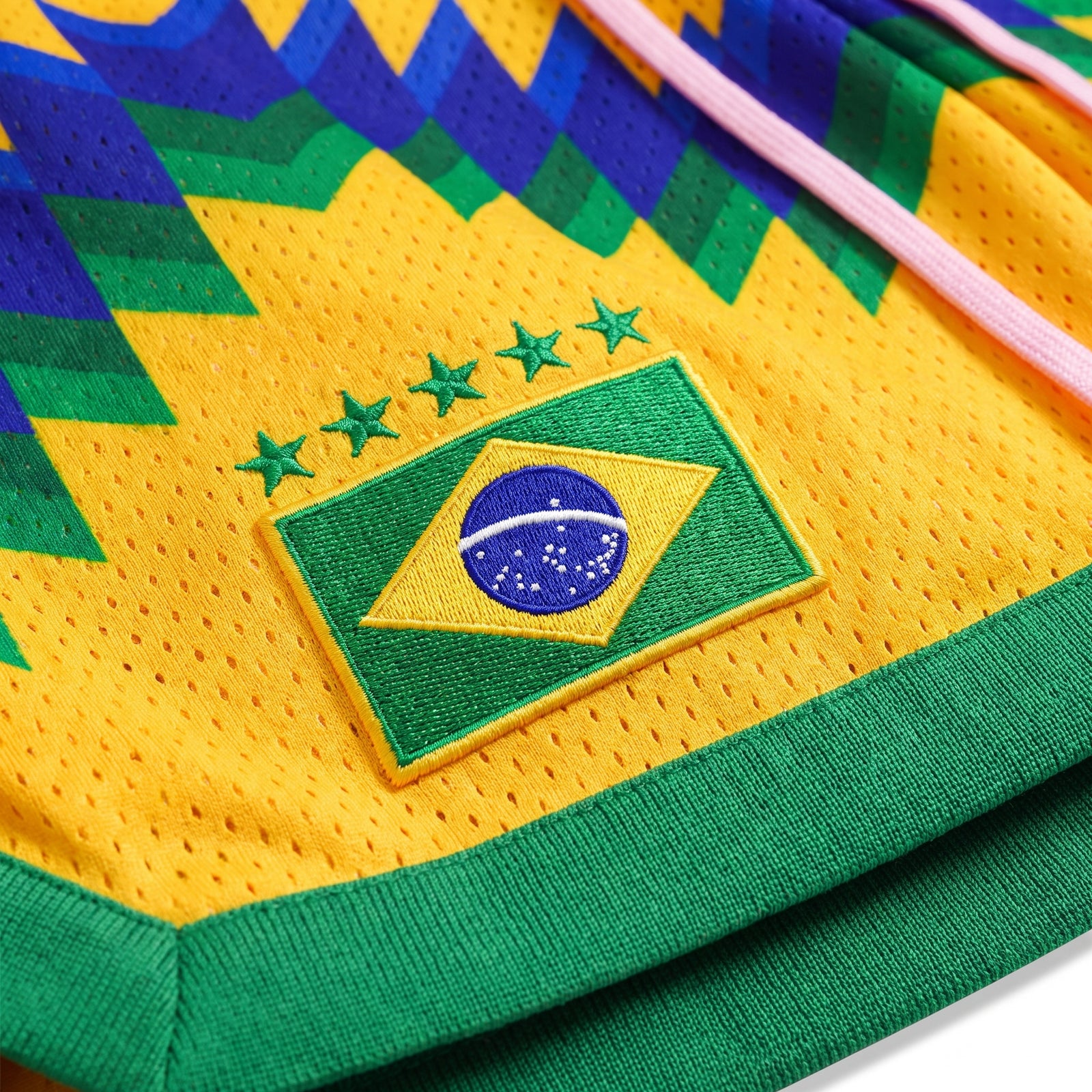 "Brasil Diamond" Heavyweight Mesh Shorts