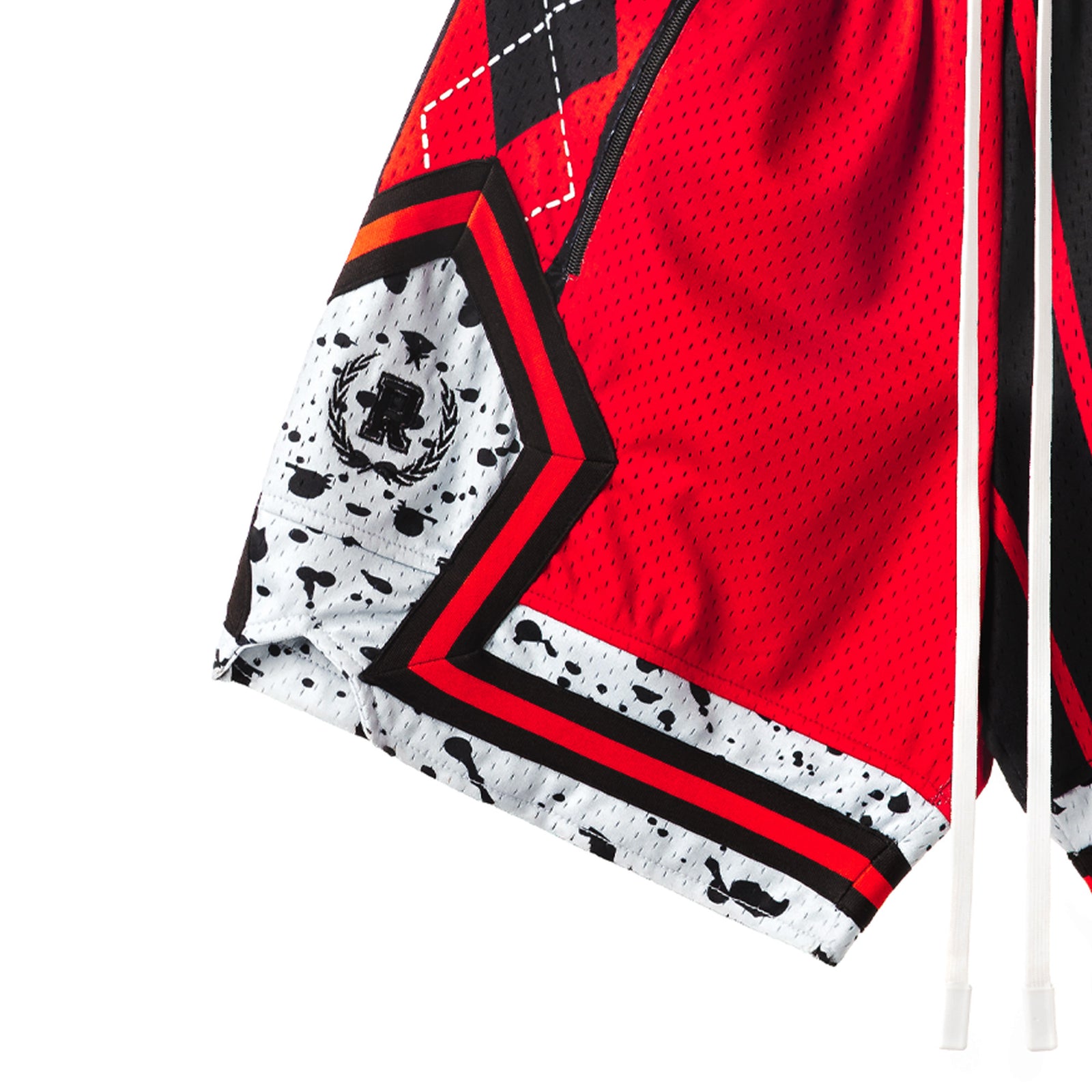 "Bred 2" Heavyweight Mesh Shorts