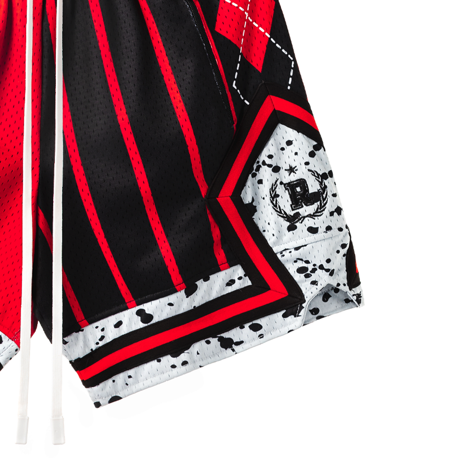 "Bred 2" Heavyweight Mesh Shorts