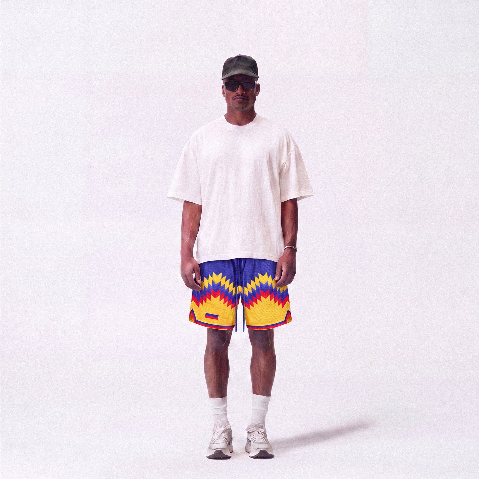 "Colombia Diamond" Heavyweight Mesh Shorts