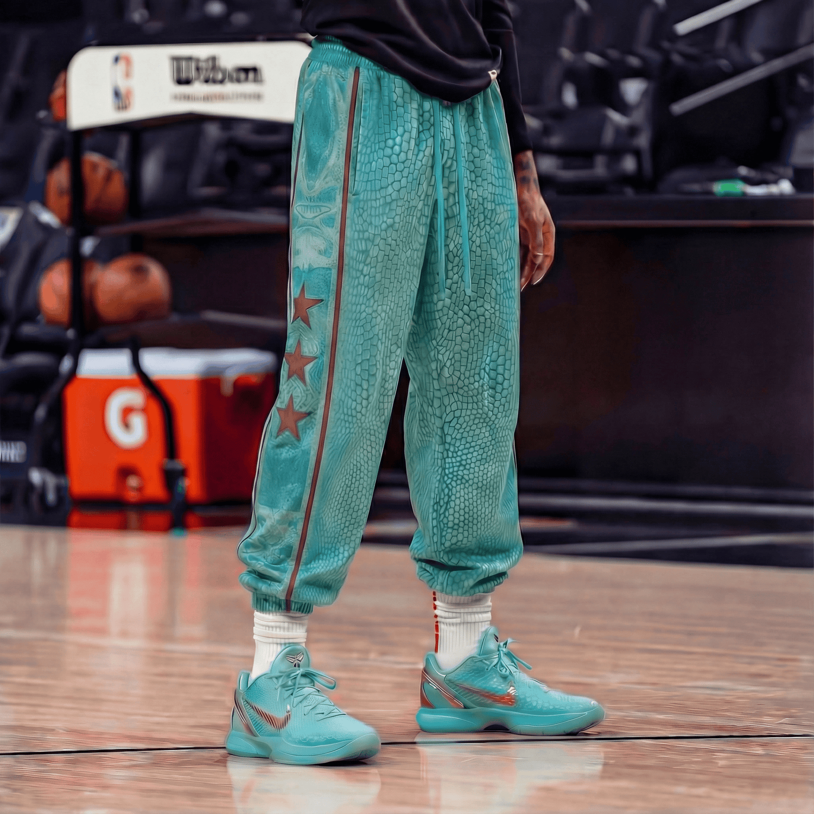 Liberty Green Mesh Jogger