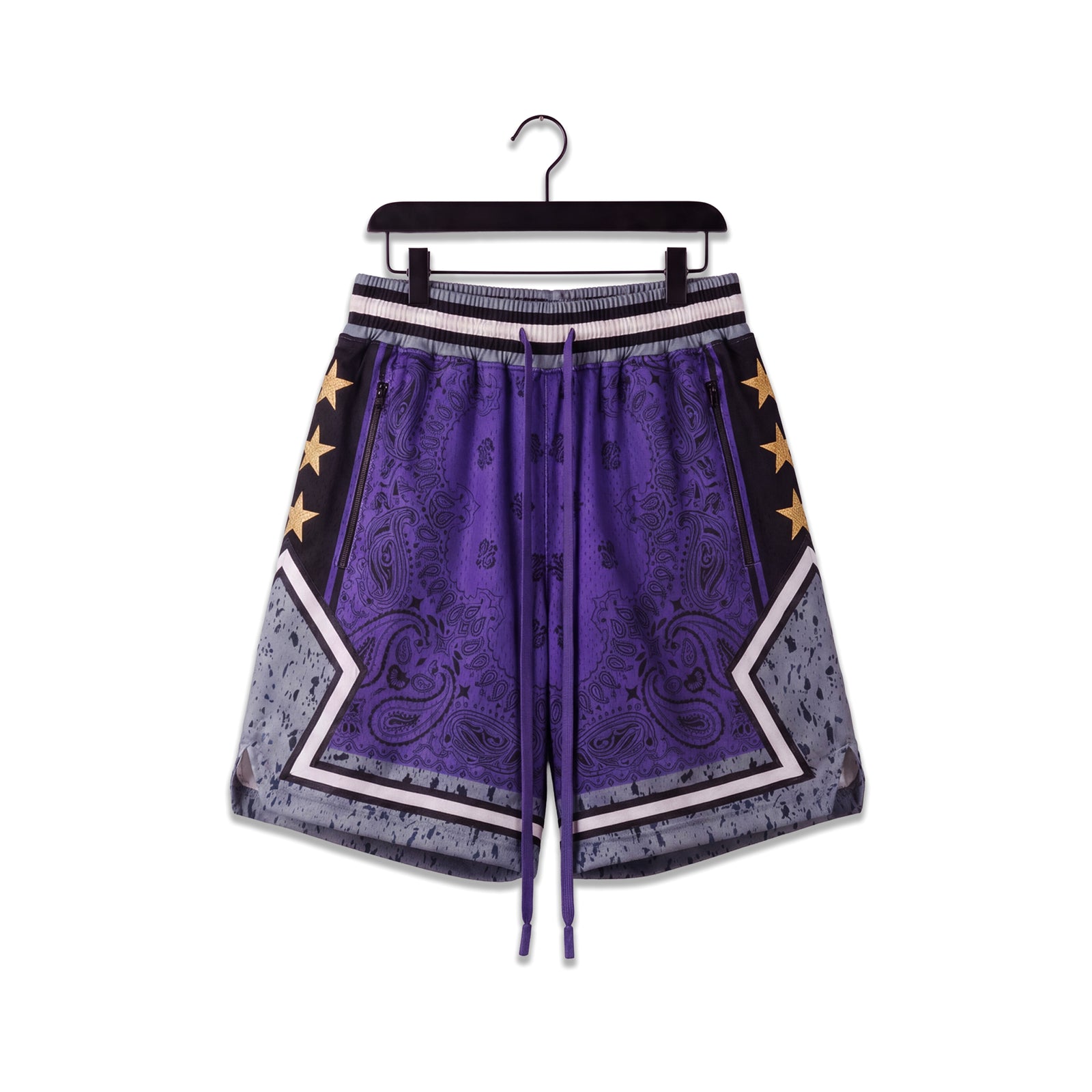 "Imperial Paisley" Heavyweight Mesh Shorts