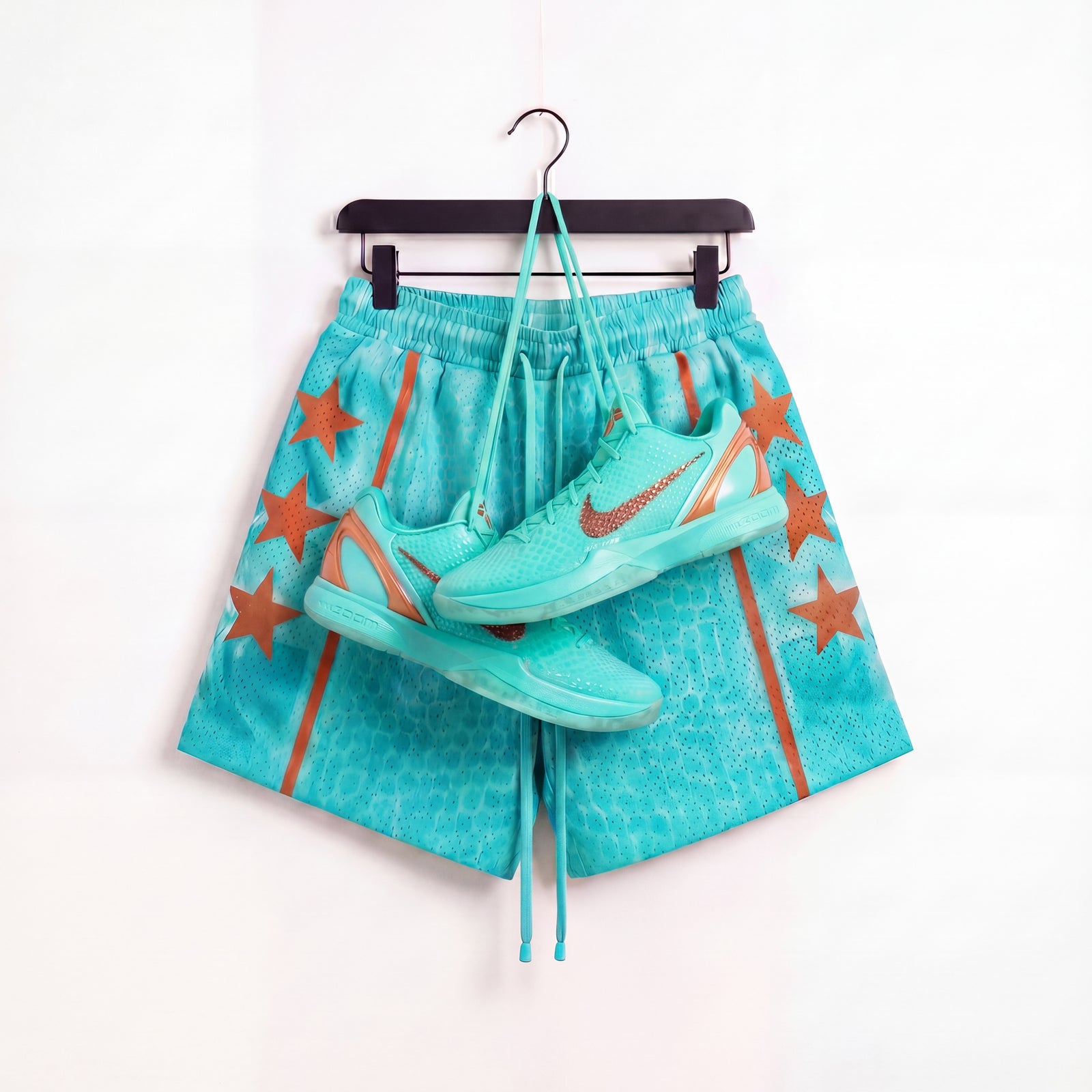 "Liberty Green" 5" Mesh Shorts