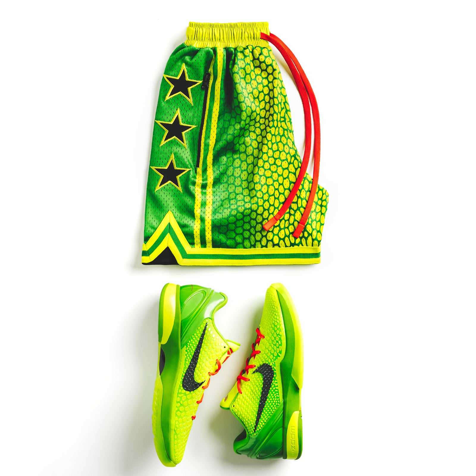 "Mamba Green" Heavyweight Mesh Shorts