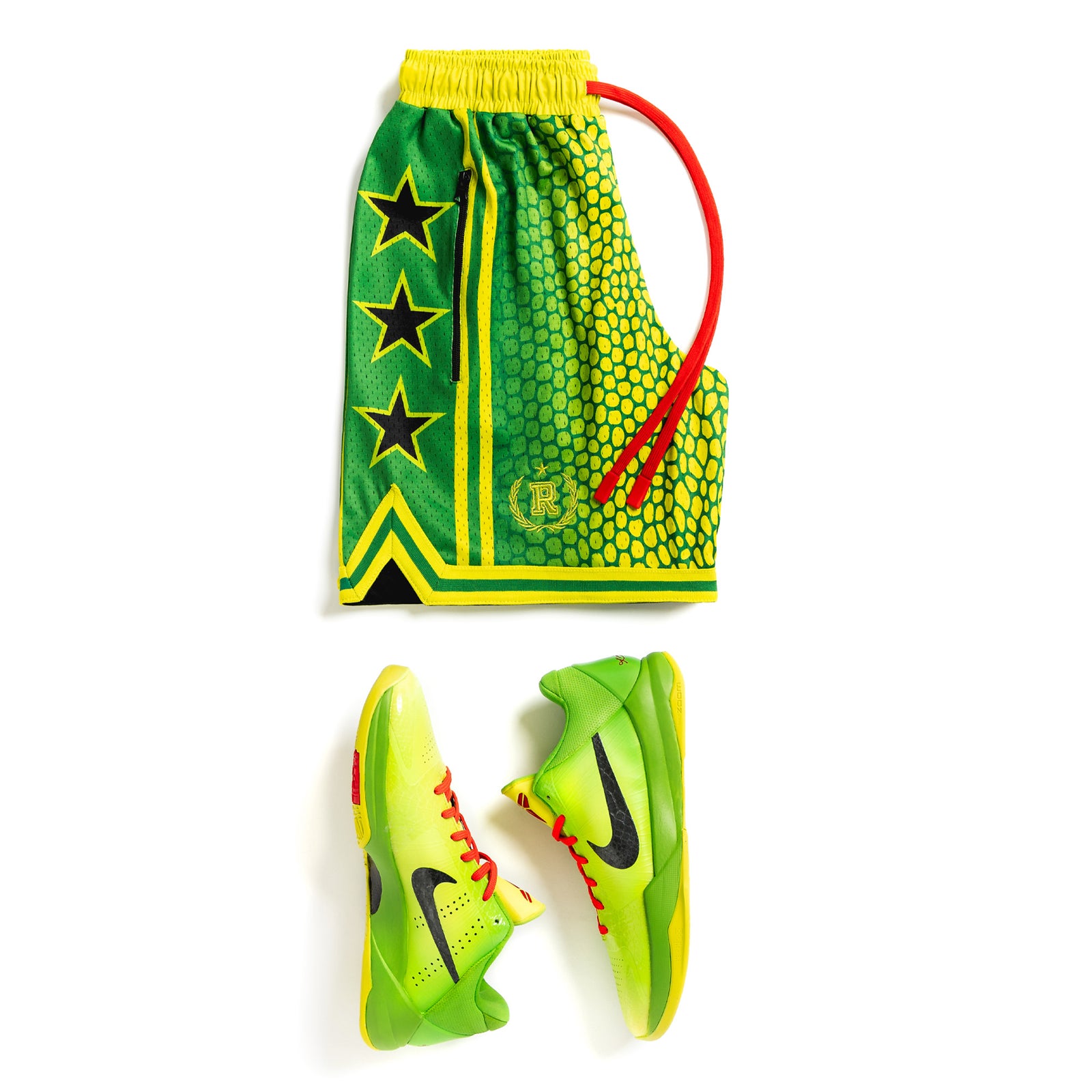 "Mamba Green" Heavyweight Mesh Shorts