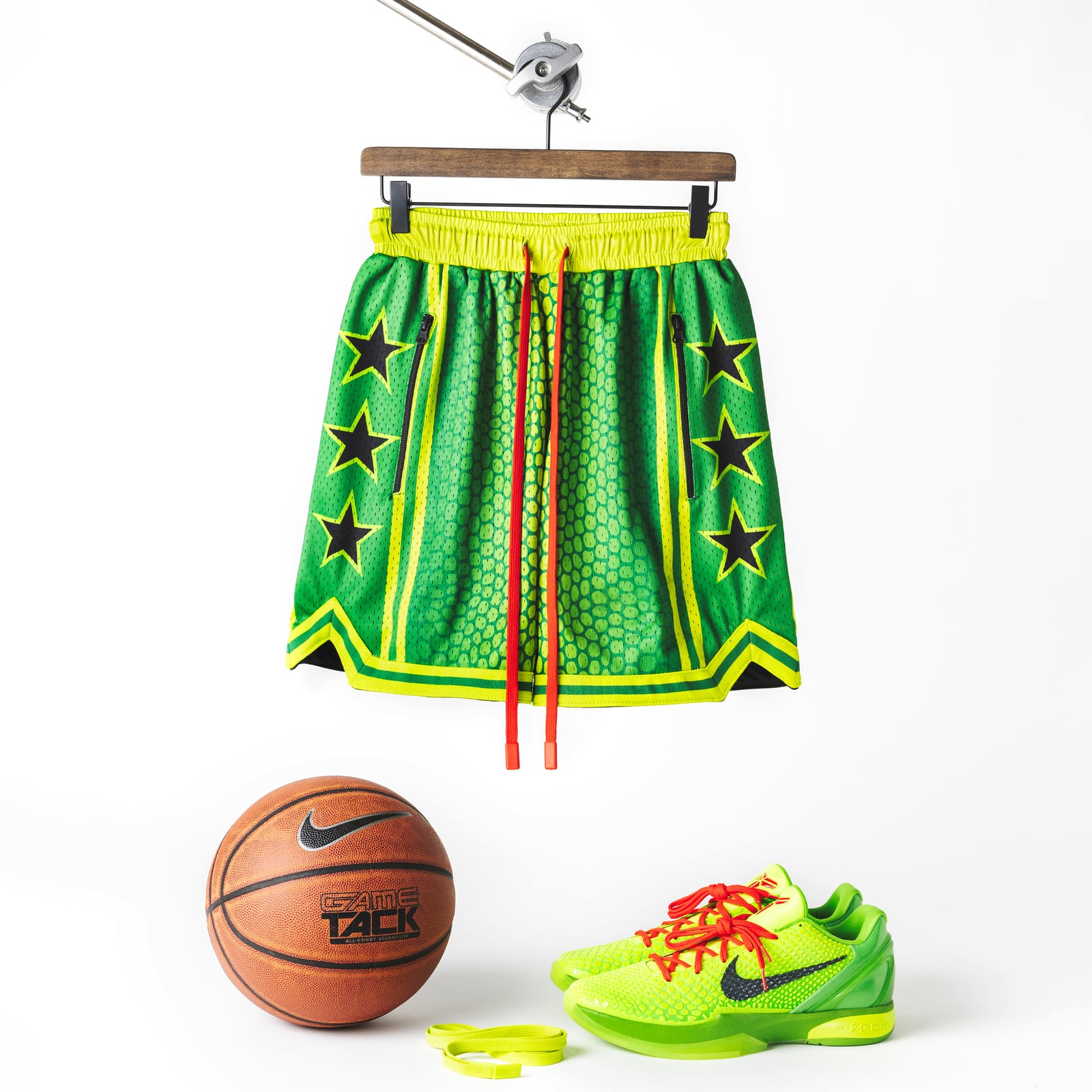 "Mamba Green" Heavyweight Mesh Shorts