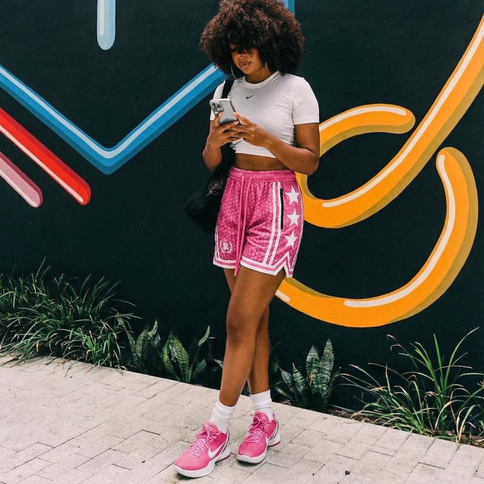 "Mamba Pink" Heavyweight Mesh Shorts