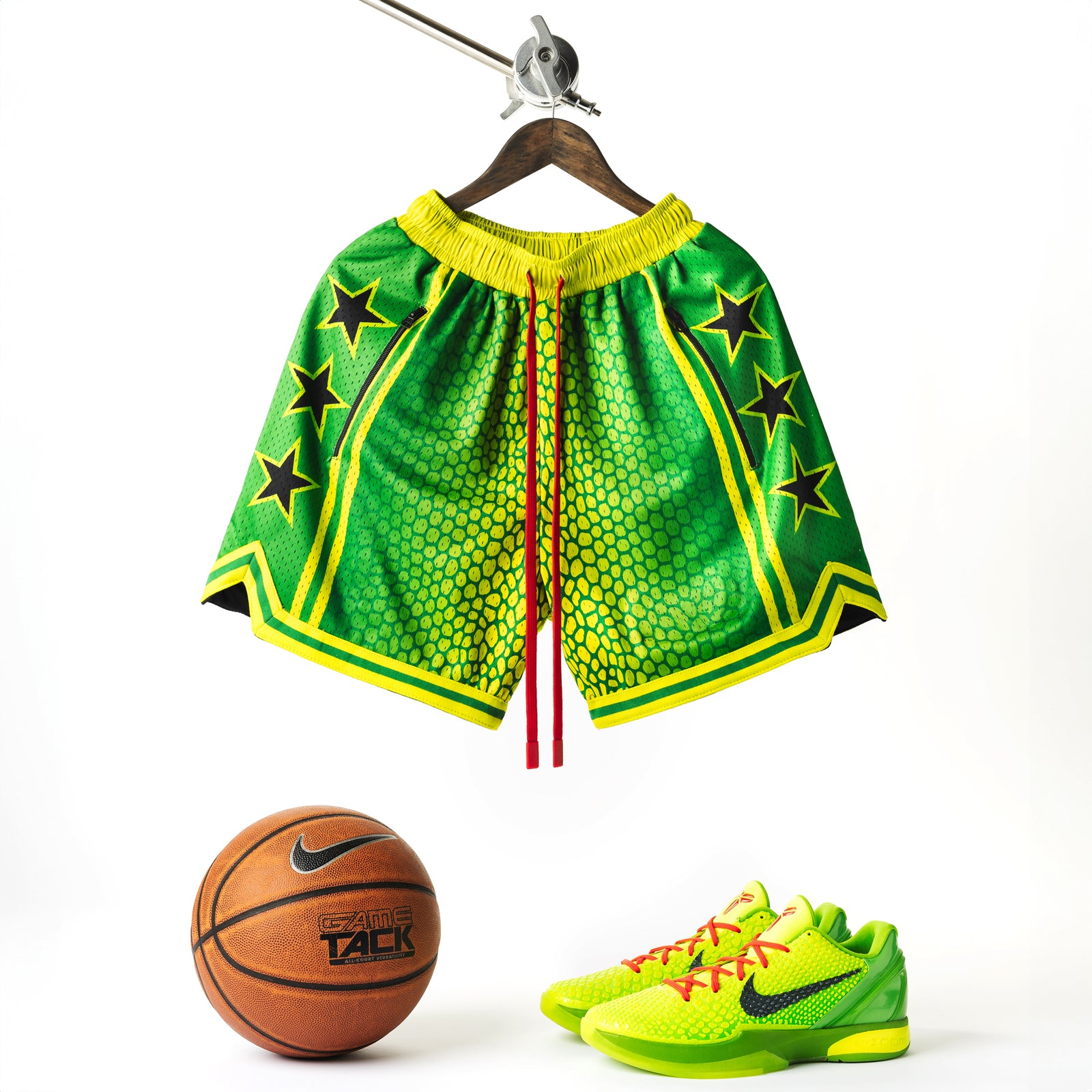 "Mamba Green" Heavyweight Mesh Shorts