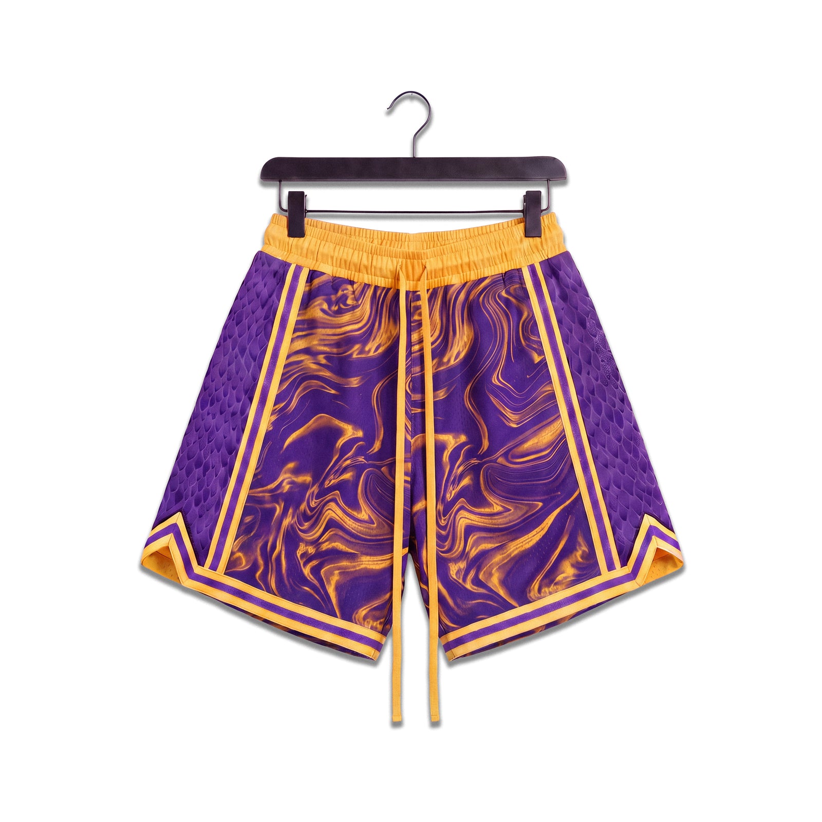 "Marble Purple" Heavyweight Mesh Shorts