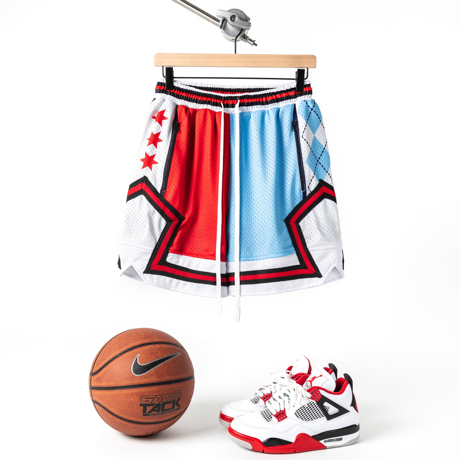"NC2CHI" Heavyweight Mesh Shorts