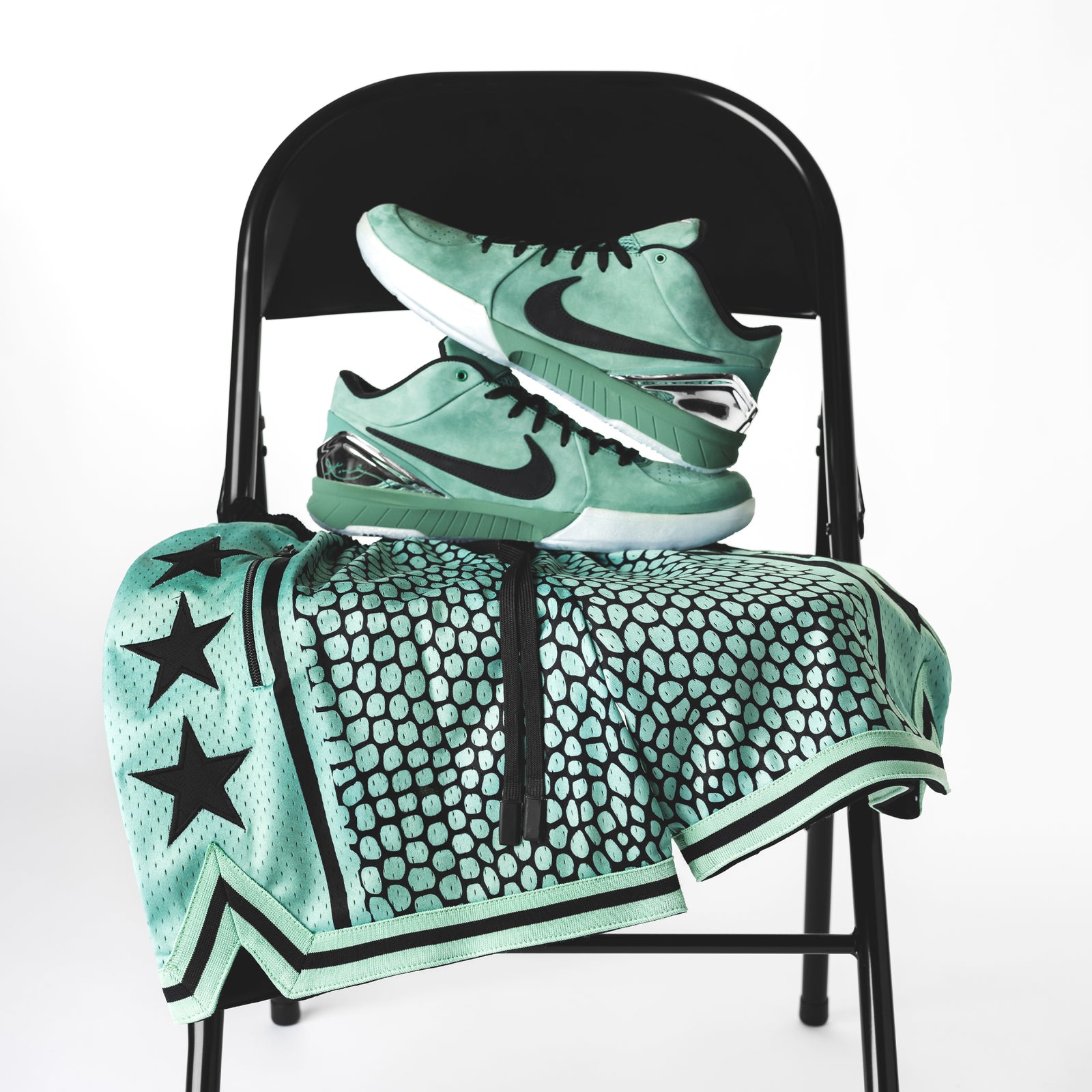 "Philly Green" Heavyweight Mesh Shorts