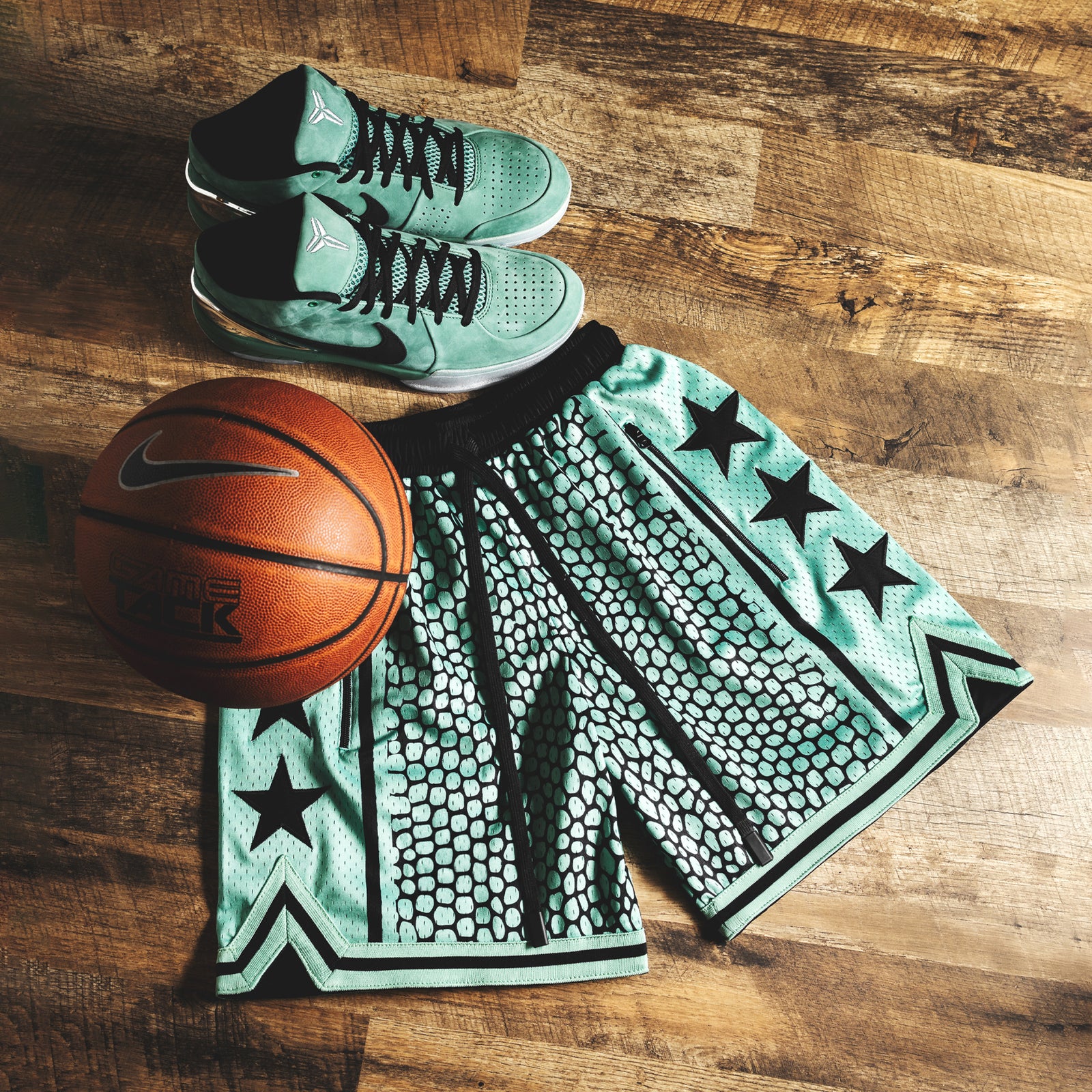 "Philly Green" Heavyweight Mesh Shorts