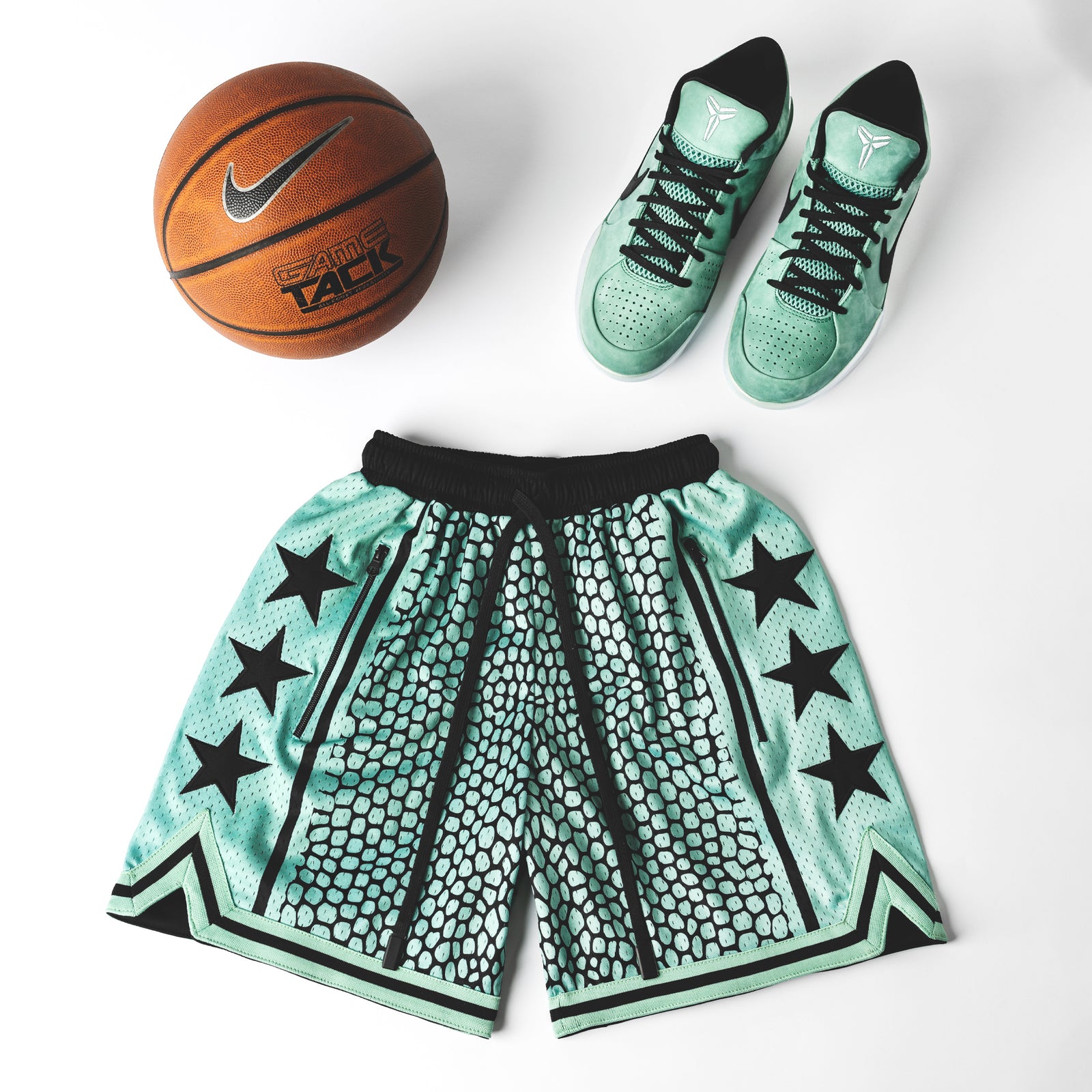 "Philly Green" Heavyweight Mesh Shorts