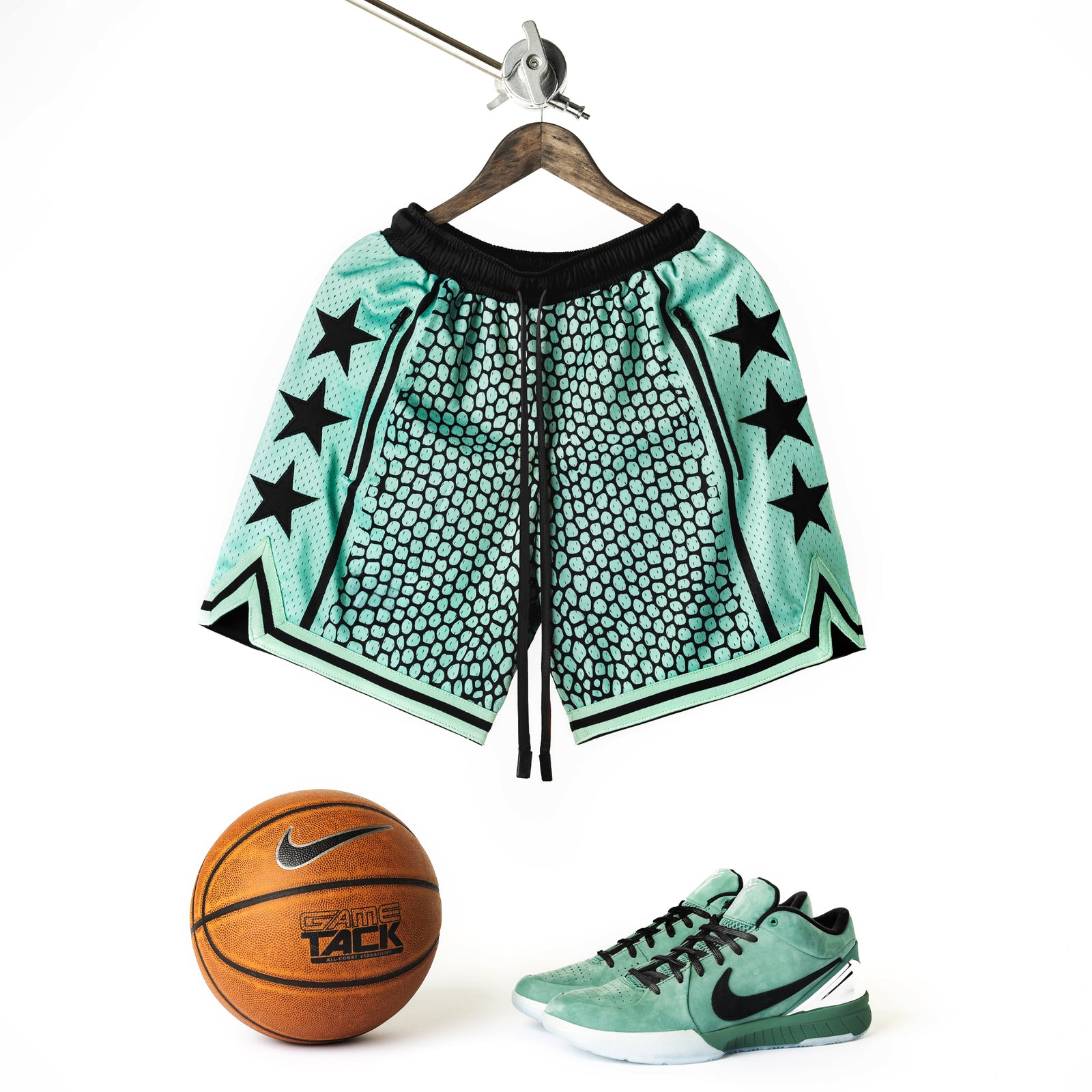 "Philly Green" Heavyweight Mesh Shorts