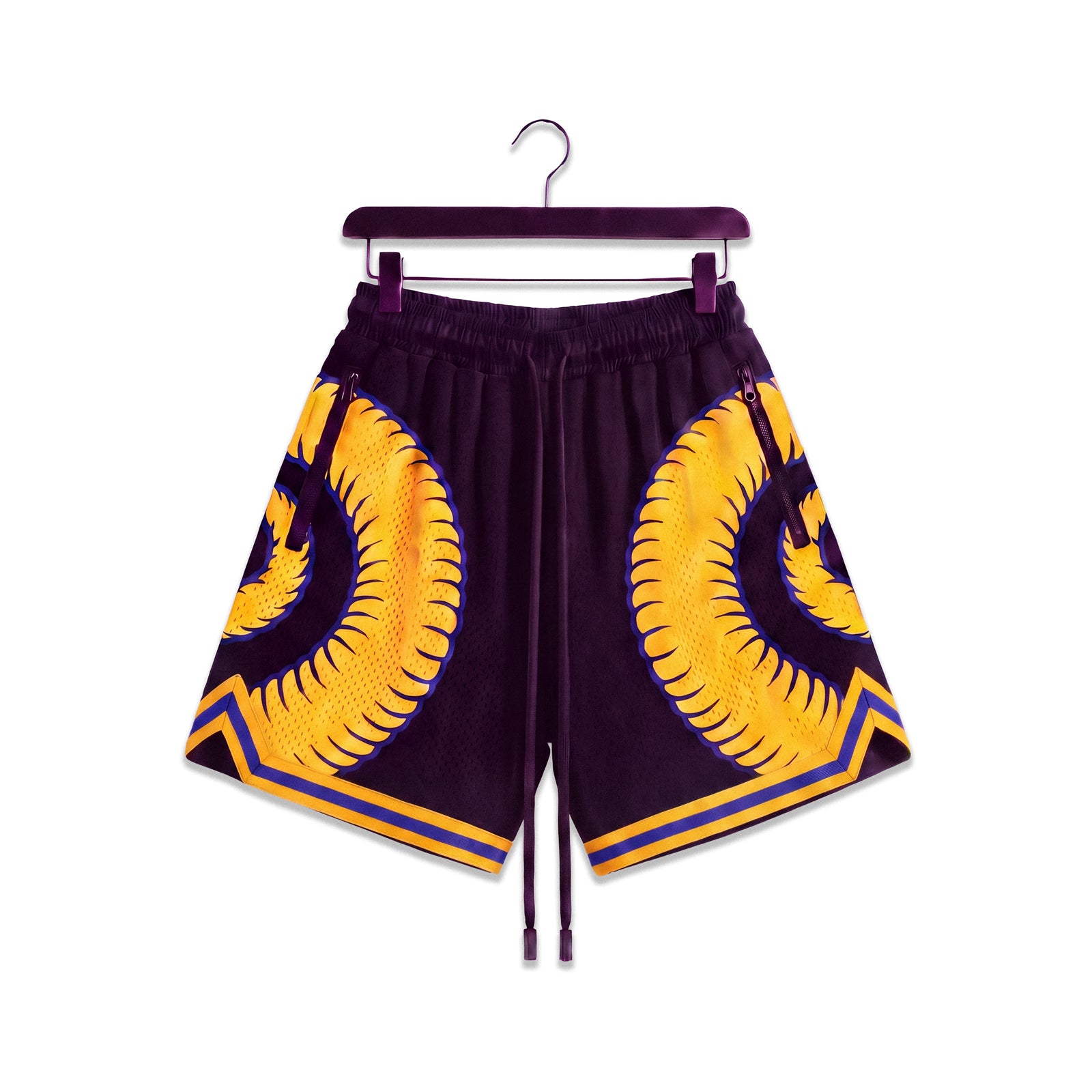 "Bighorn Black" Heavyweight Mesh Shorts
