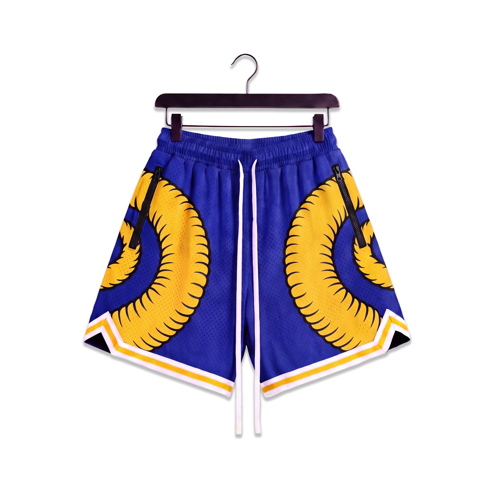 "Bighorn Blue" Heavyweight Mesh Shorts