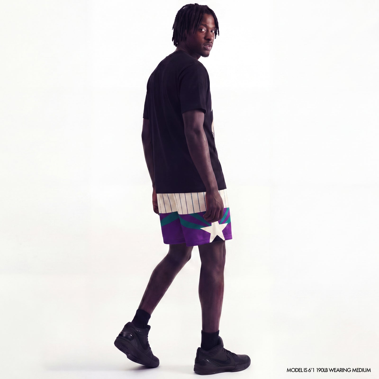 "Sunray Sand Pinstripe" 5" Mesh Shorts