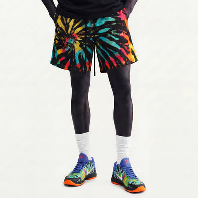 "Tie Dye All-Star" 5" Mesh Shorts