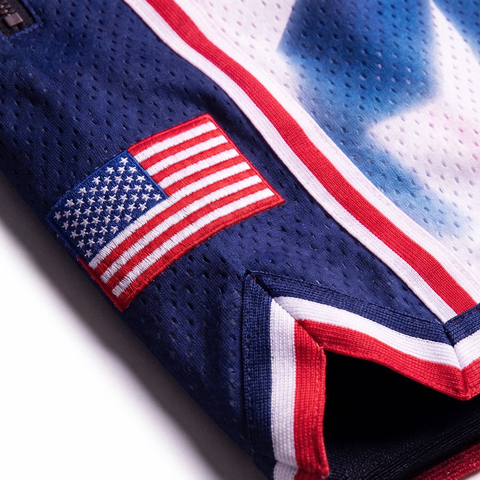 "USA Gradient Stars" Heavyweight Mesh Shorts