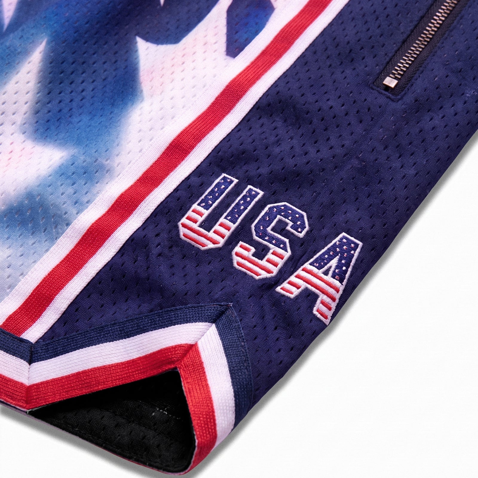 "USA Gradient Stars" Heavyweight Mesh Shorts
