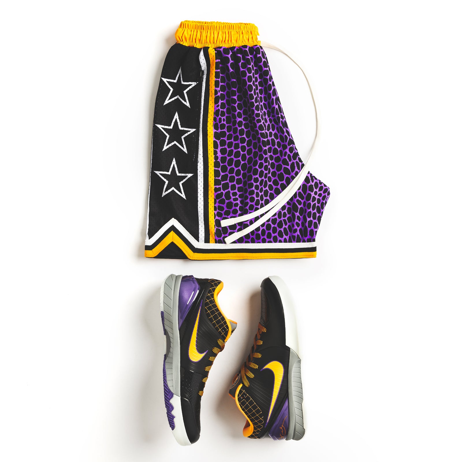 "Venom Purple" Heavyweight Mesh Shorts