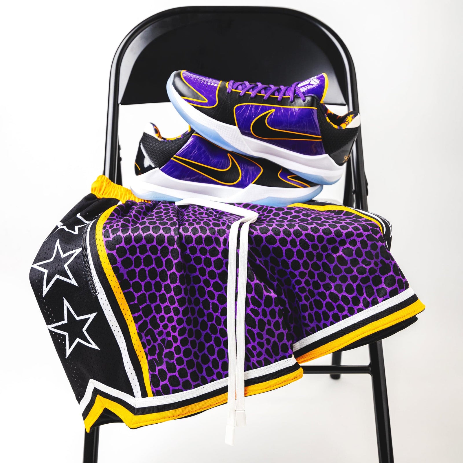"Venom Purple" Heavyweight Mesh Shorts