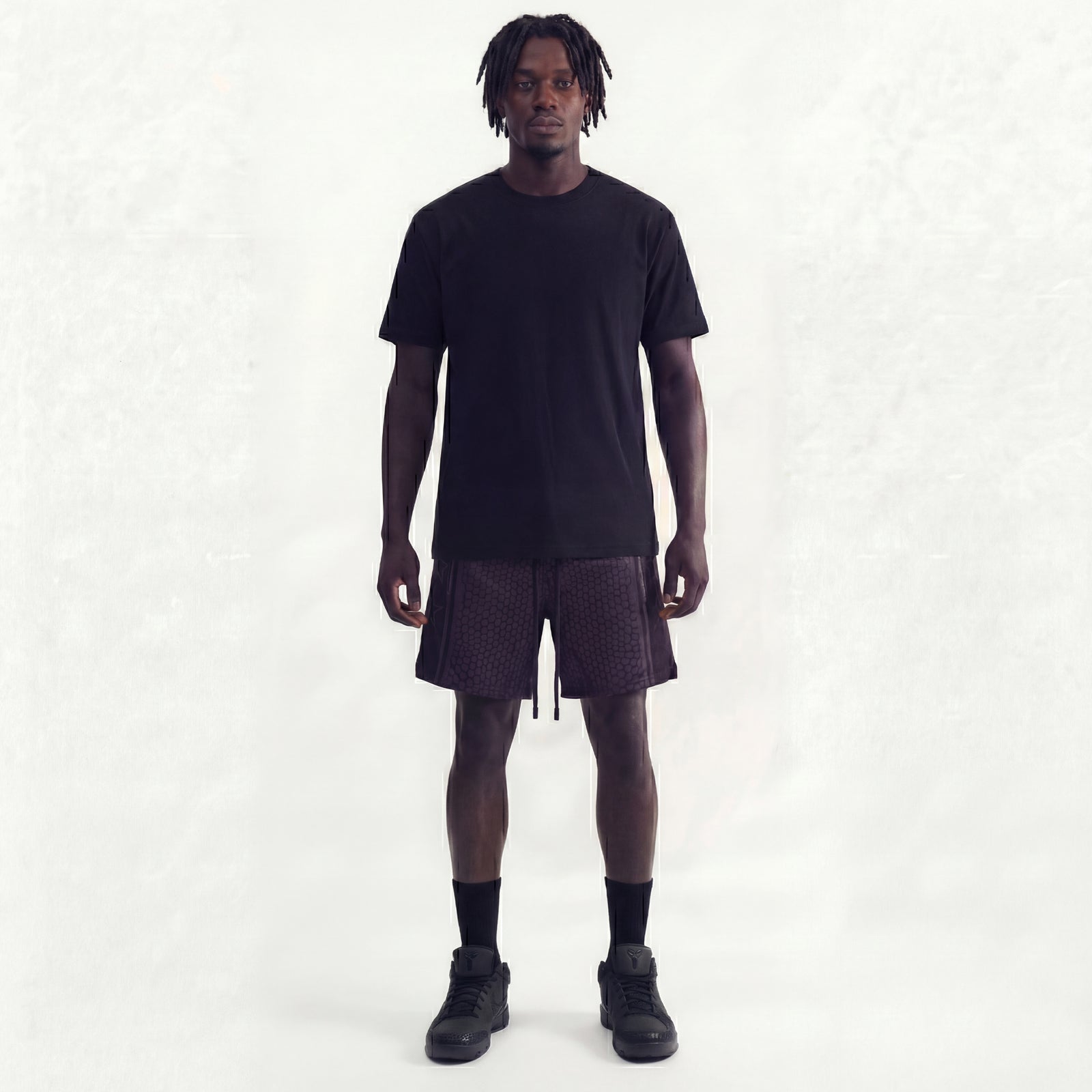 "Viper Black" 5" Mesh Shorts