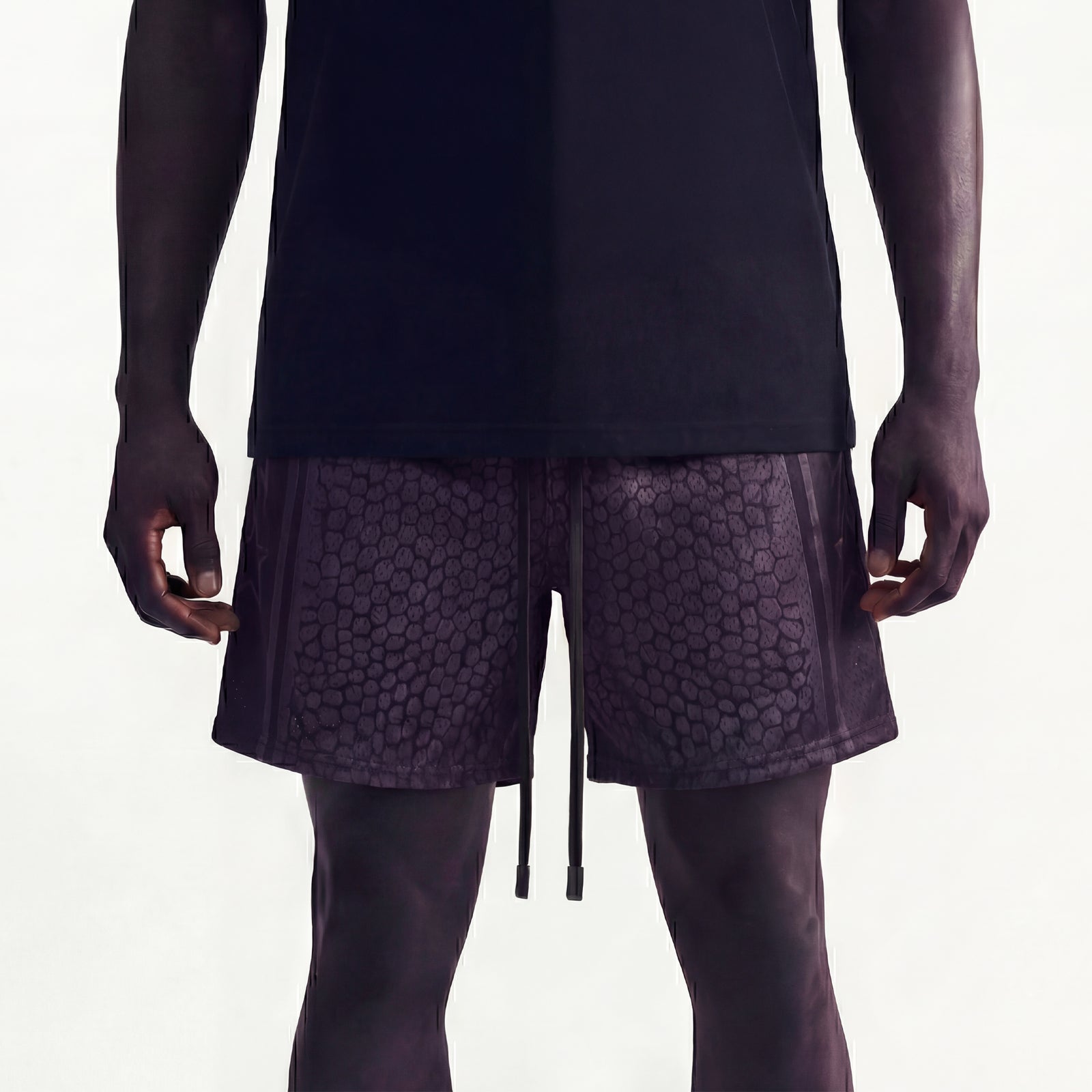 "Viper Black" 5" Mesh Shorts
