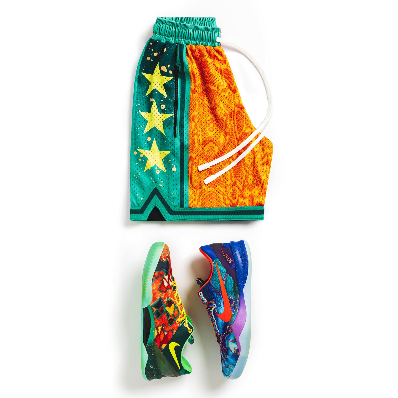 "What The Snake" Heavyweight Mesh Shorts