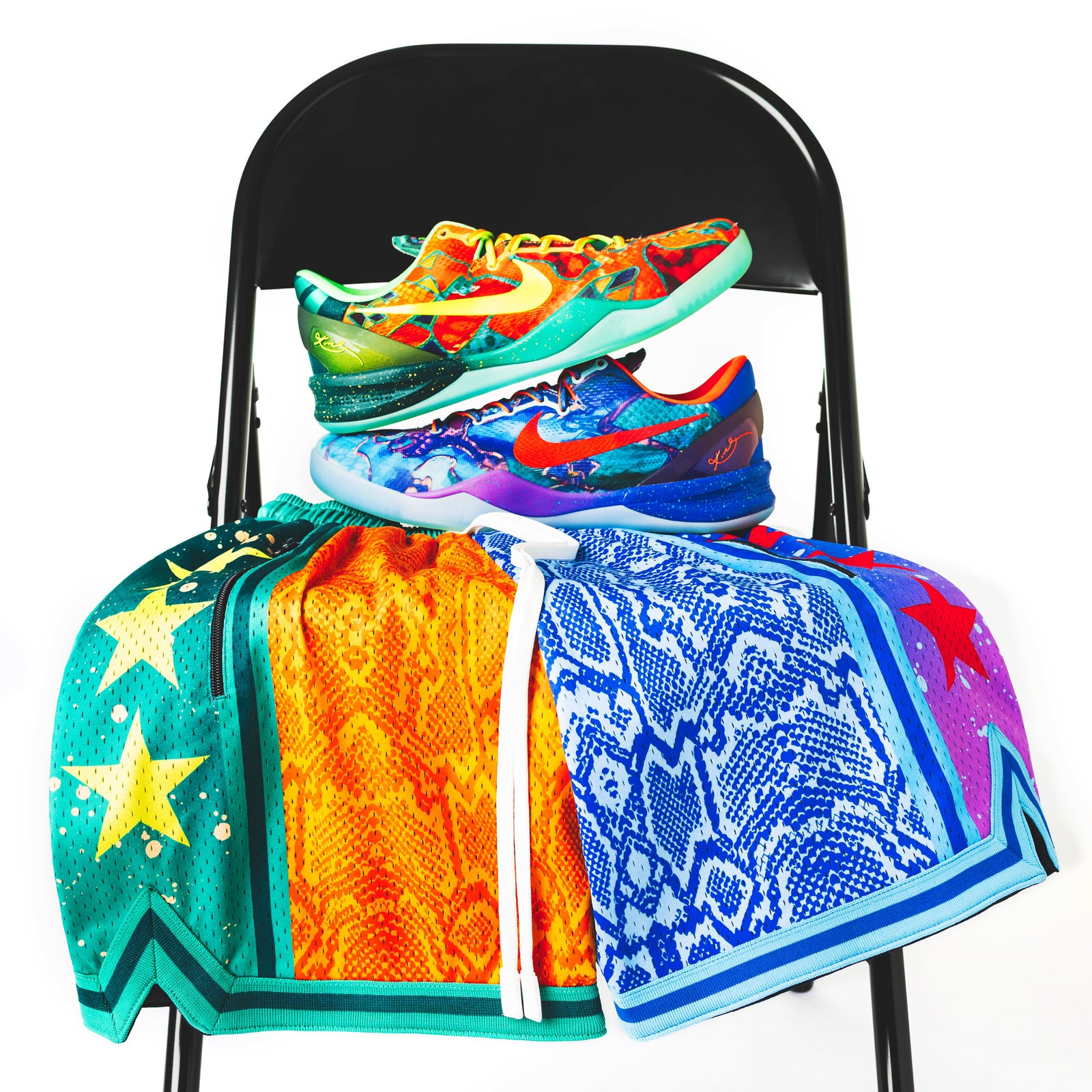"What The Snake" Heavyweight Mesh Shorts