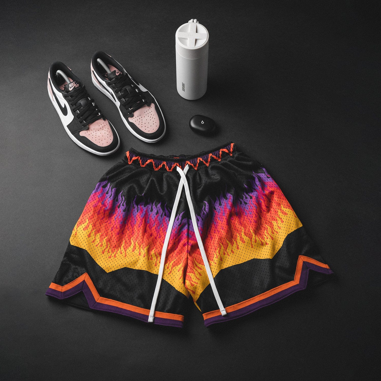 "Solar Sunset" Heavyweight Mesh Shorts