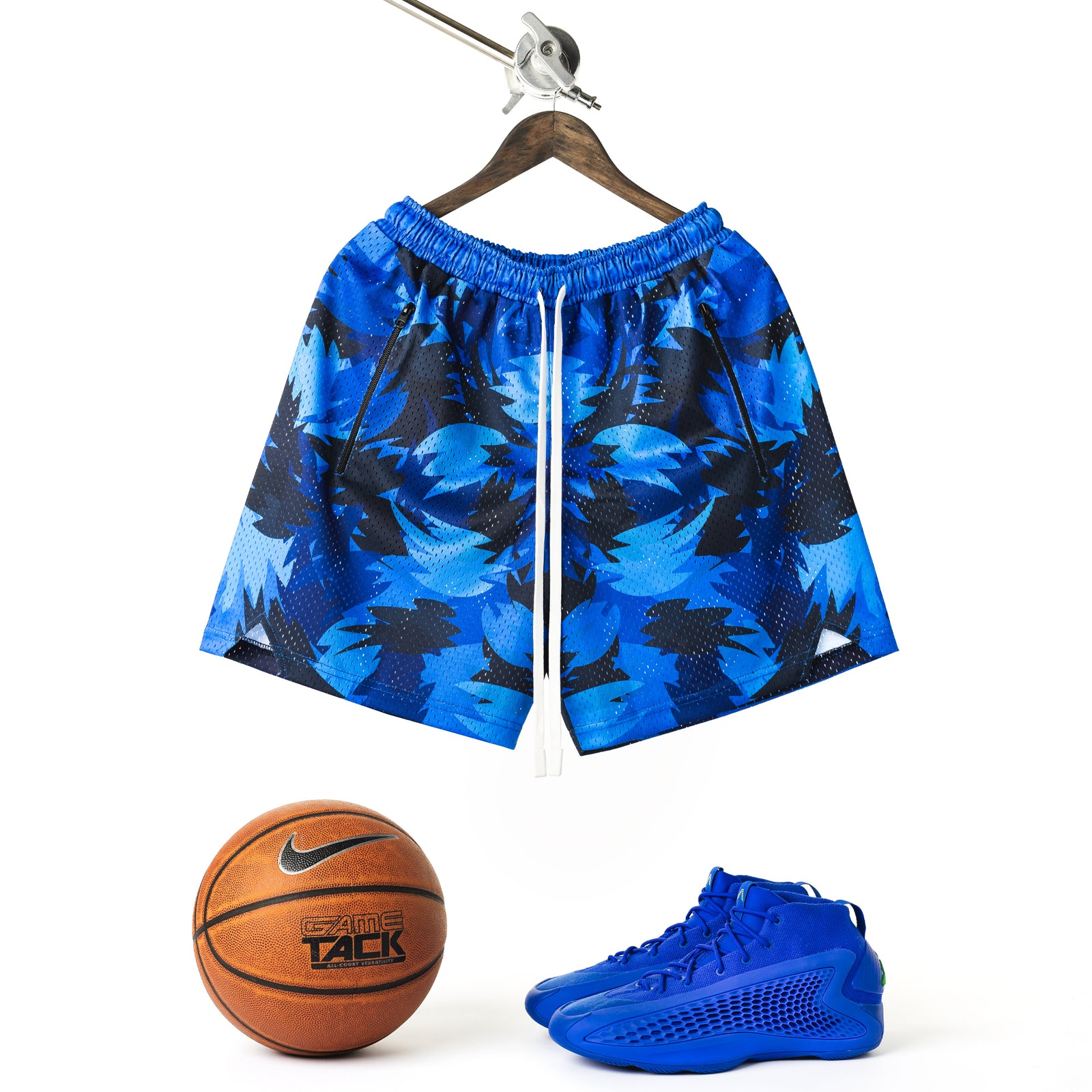 "Pine Blue Camo" Sport Mesh Shorts [PRE-ORDER]