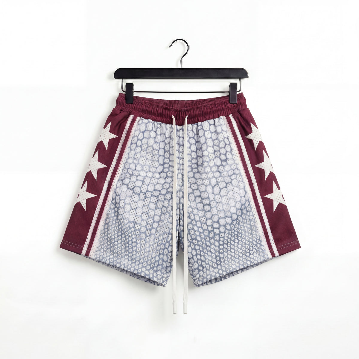 "Ace Gray" 5" Mesh Shorts