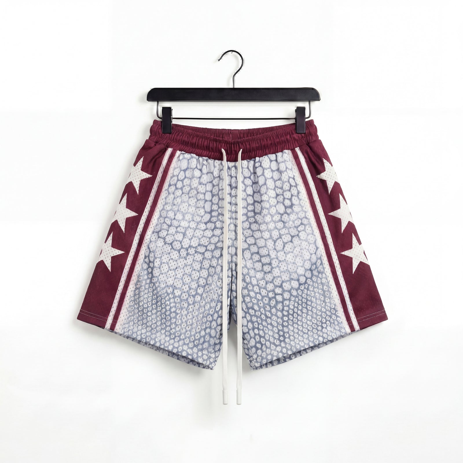 "Ace Gray" 5" Mesh Shorts