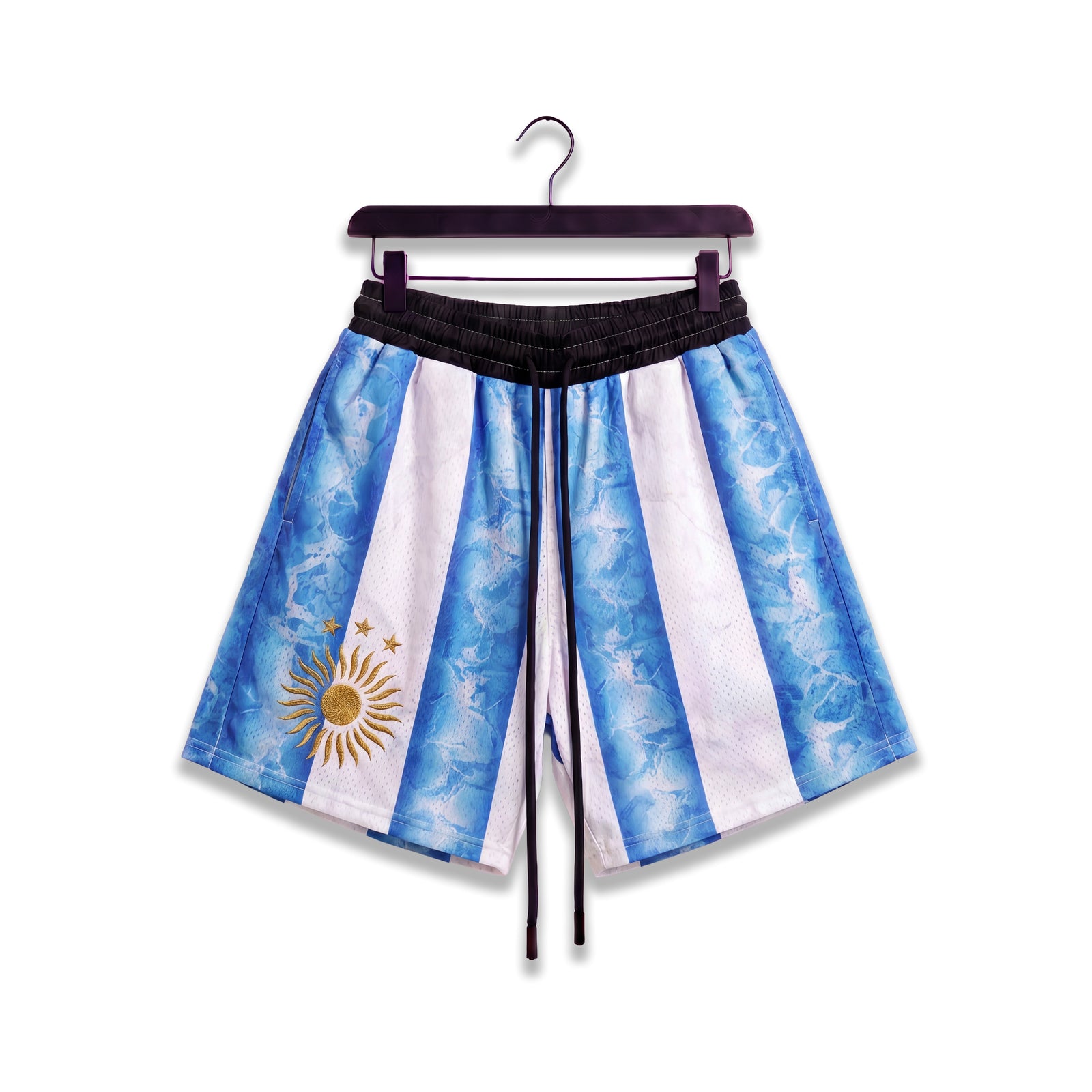 "Argentina Glacier" 5" Mesh Shorts