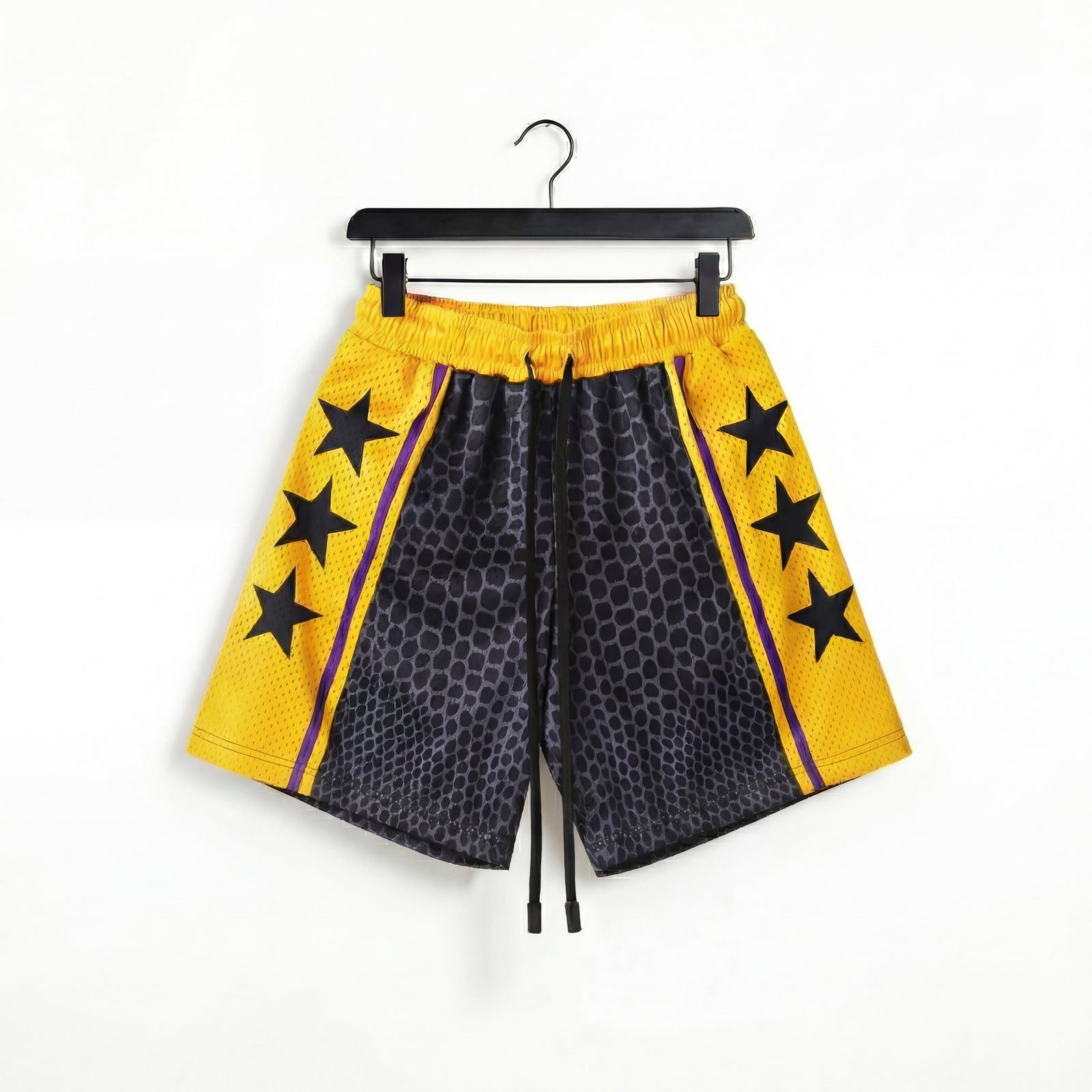 "Black Del Sol" 5" Mesh Shorts