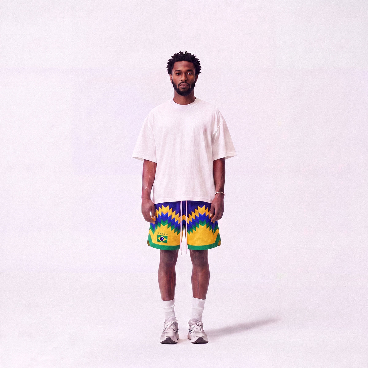 "Brasil Diamond" Heavyweight Mesh Shorts