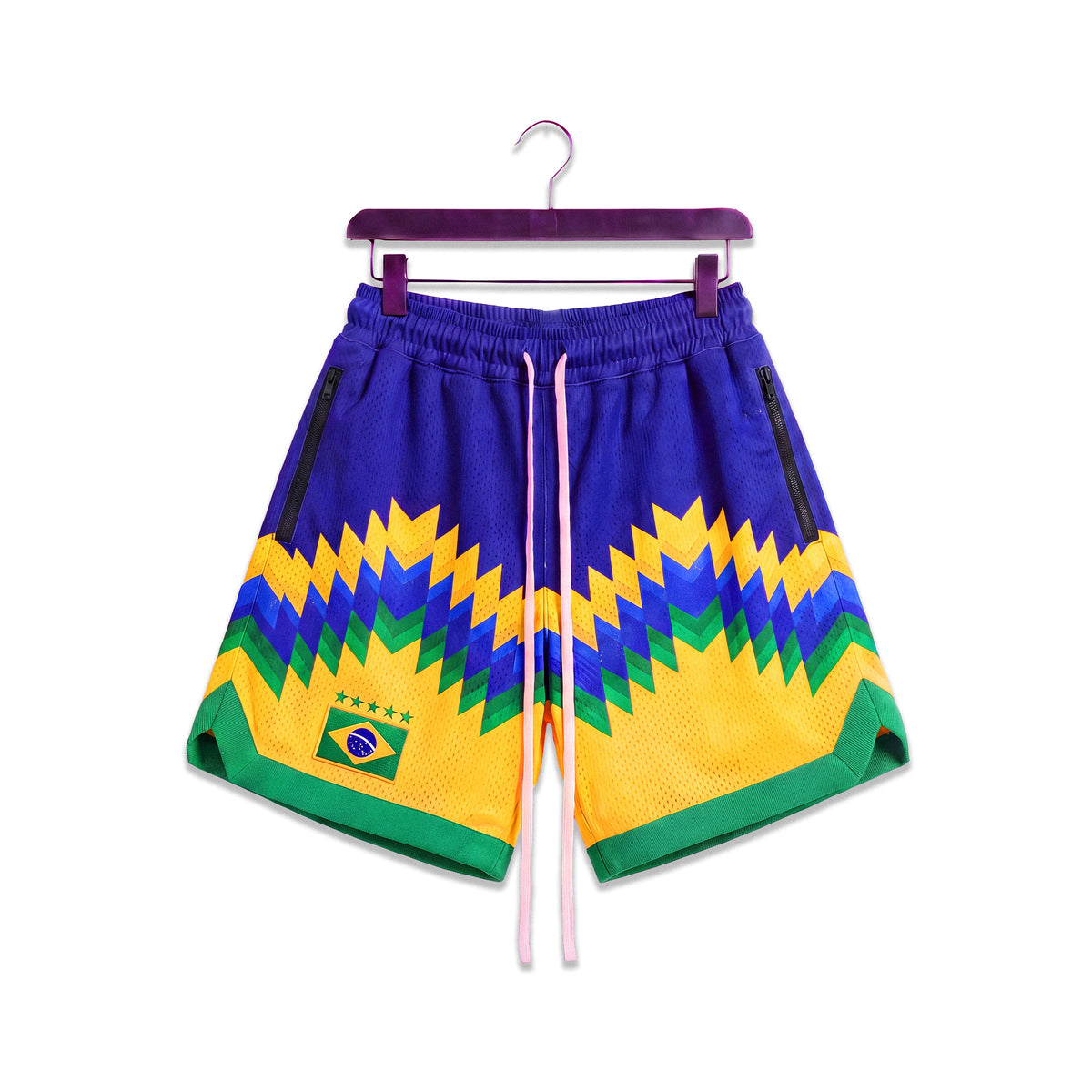 "Brasil Diamond" Heavyweight Mesh Shorts