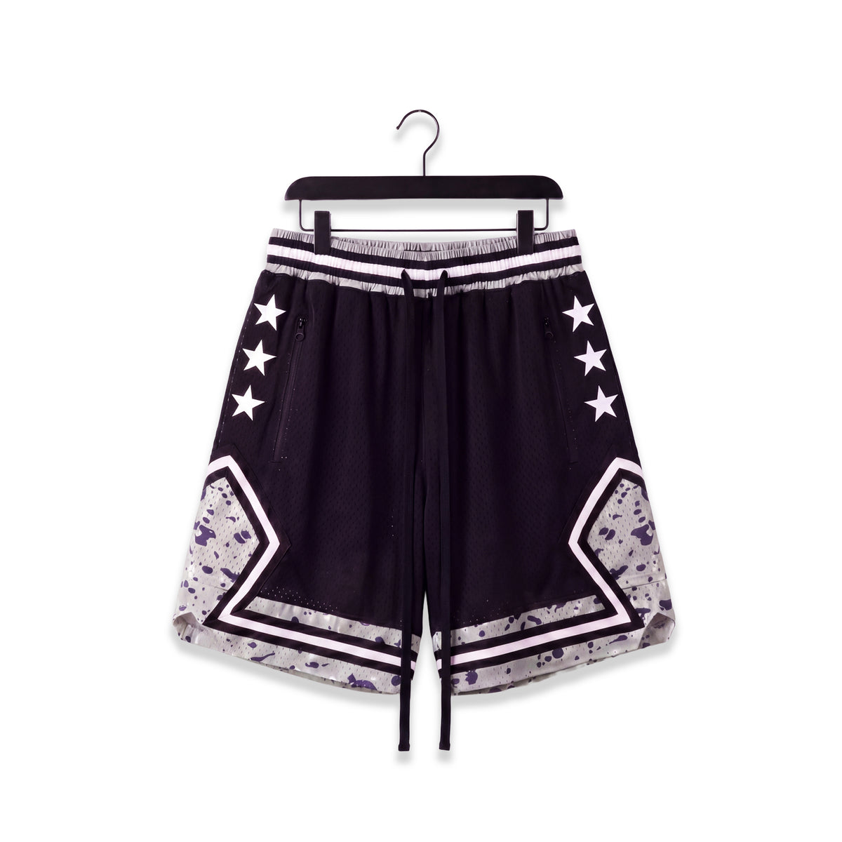 "Cement Black" heavyweight Mesh Shorts