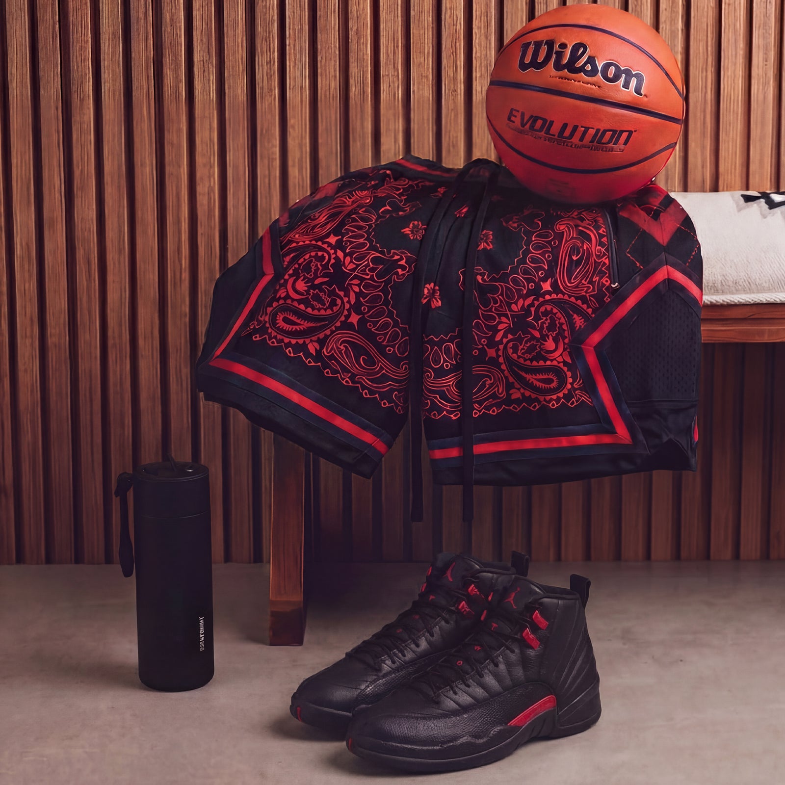 "Chi Black Paisley"