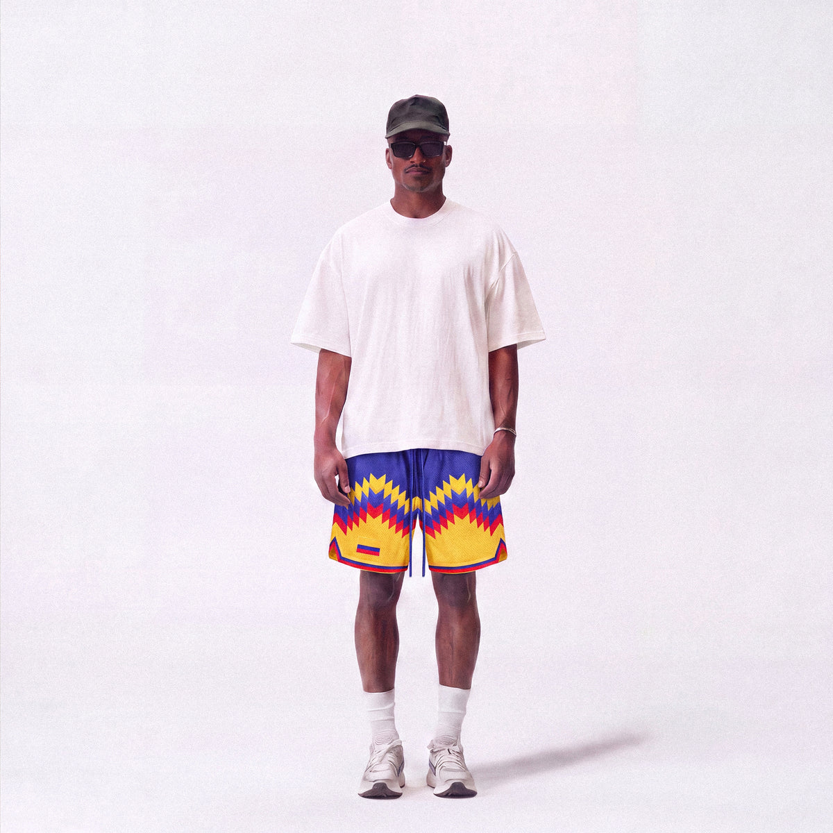 "Colombia Diamond" Heavyweight Mesh Shorts