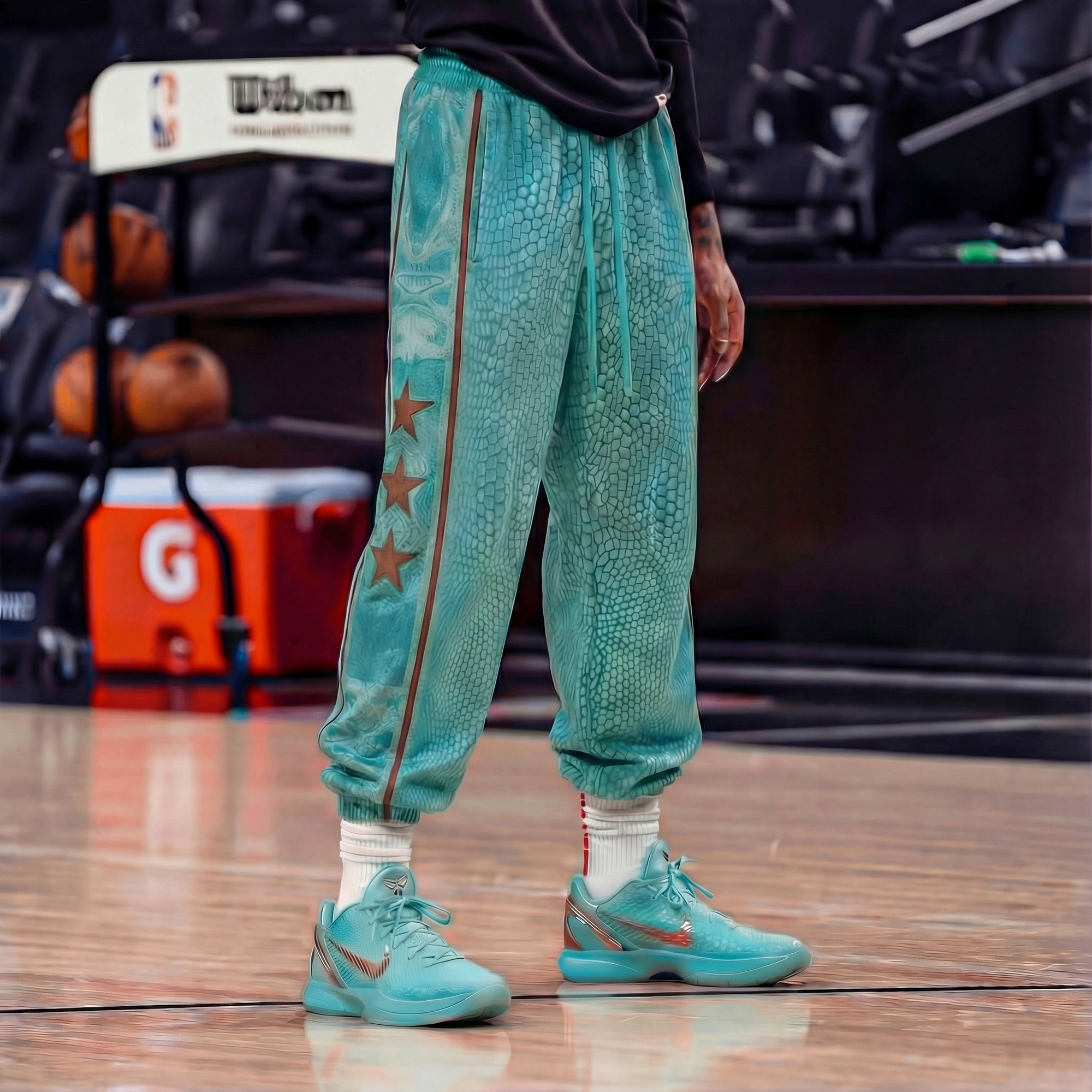 Liberty Green Mesh Jogger