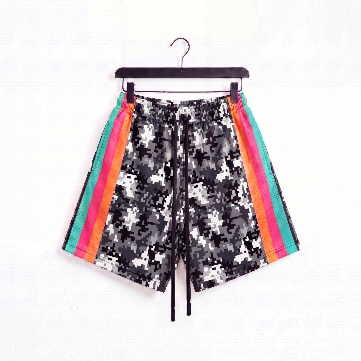 "Fiesta Digital Camo" 5" Mesh Shorts