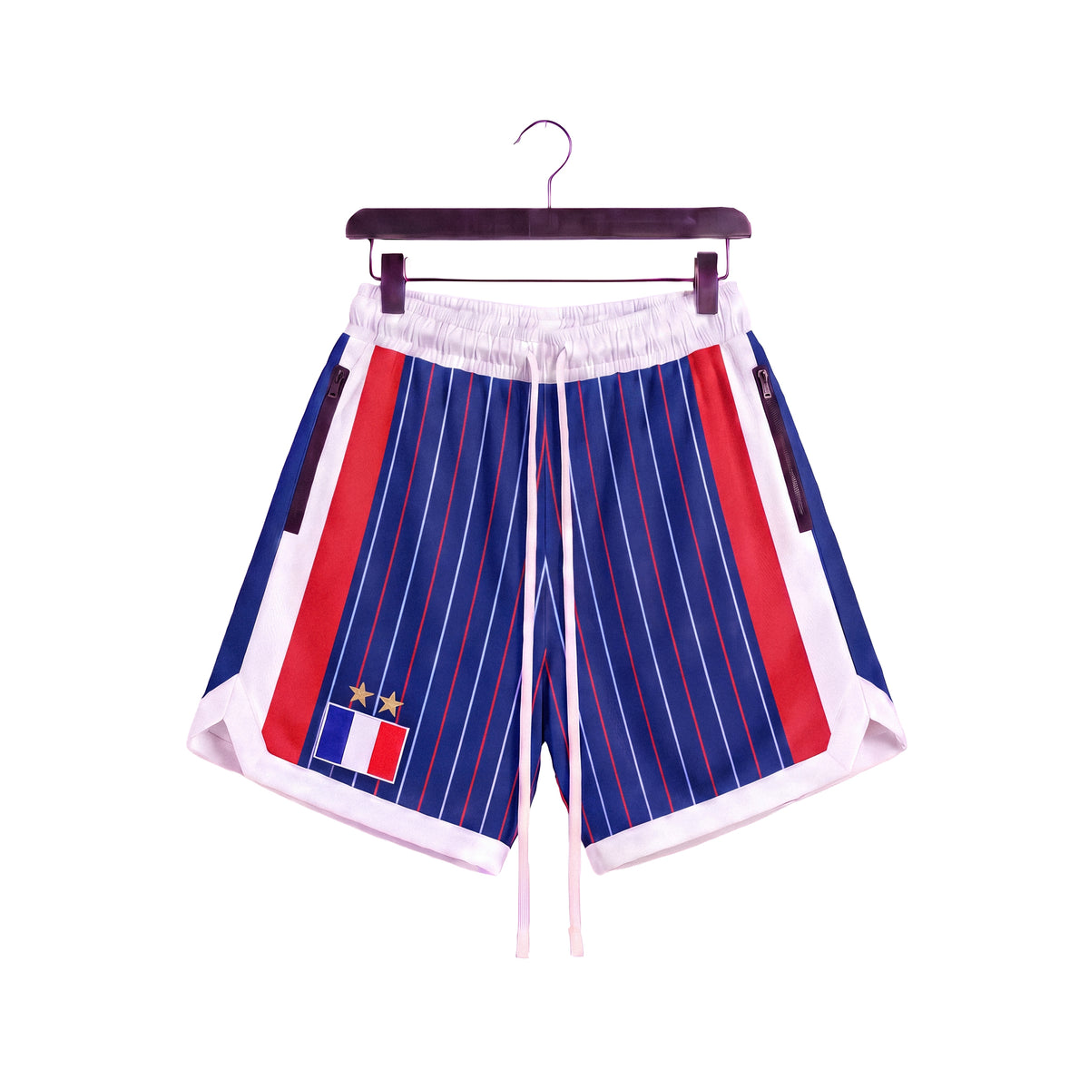 "France Stripes" Heavyweight Mesh Shorts