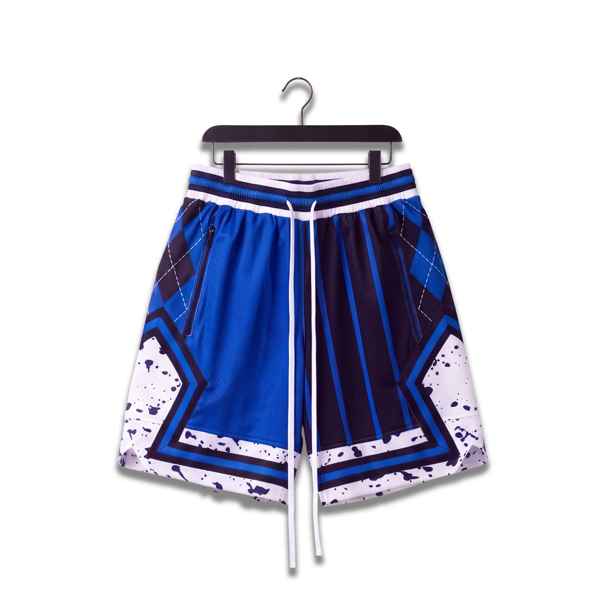"Game Royal Black" Heavyweight Mesh Shorts