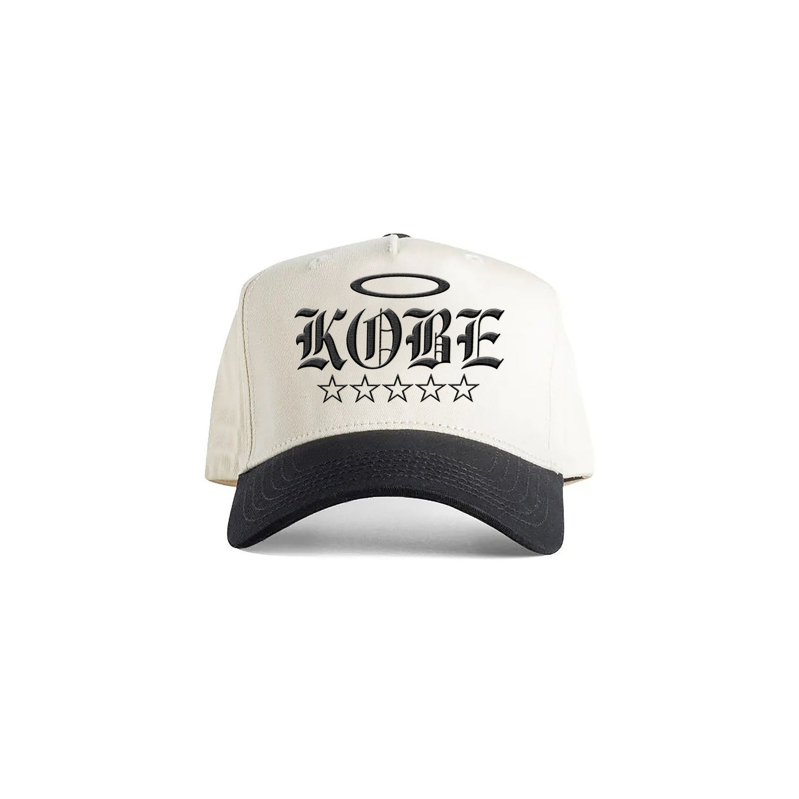 Kobe Halo Snapback Hat - Cream/Black