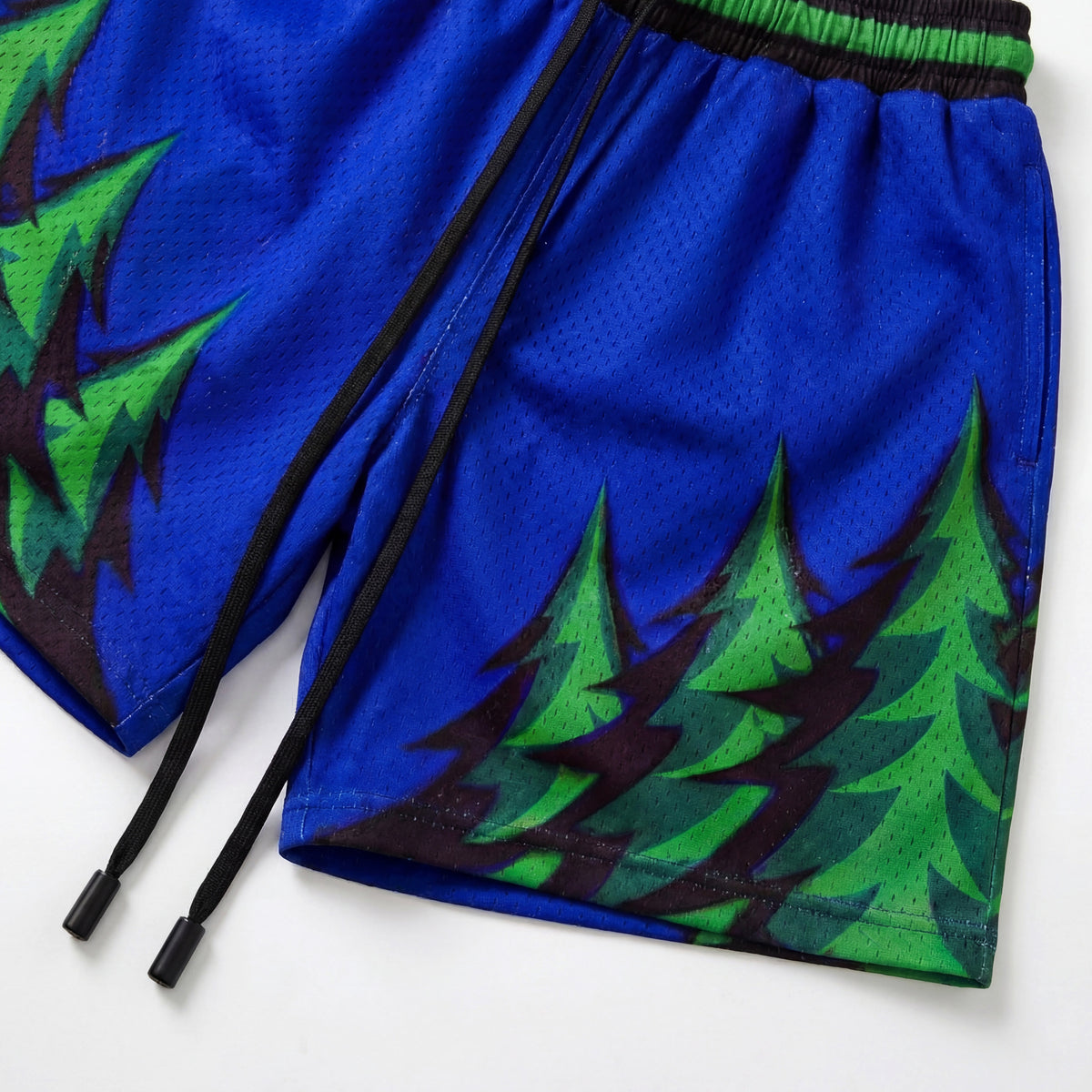 "Lake Blue" 5" Mesh Shorts